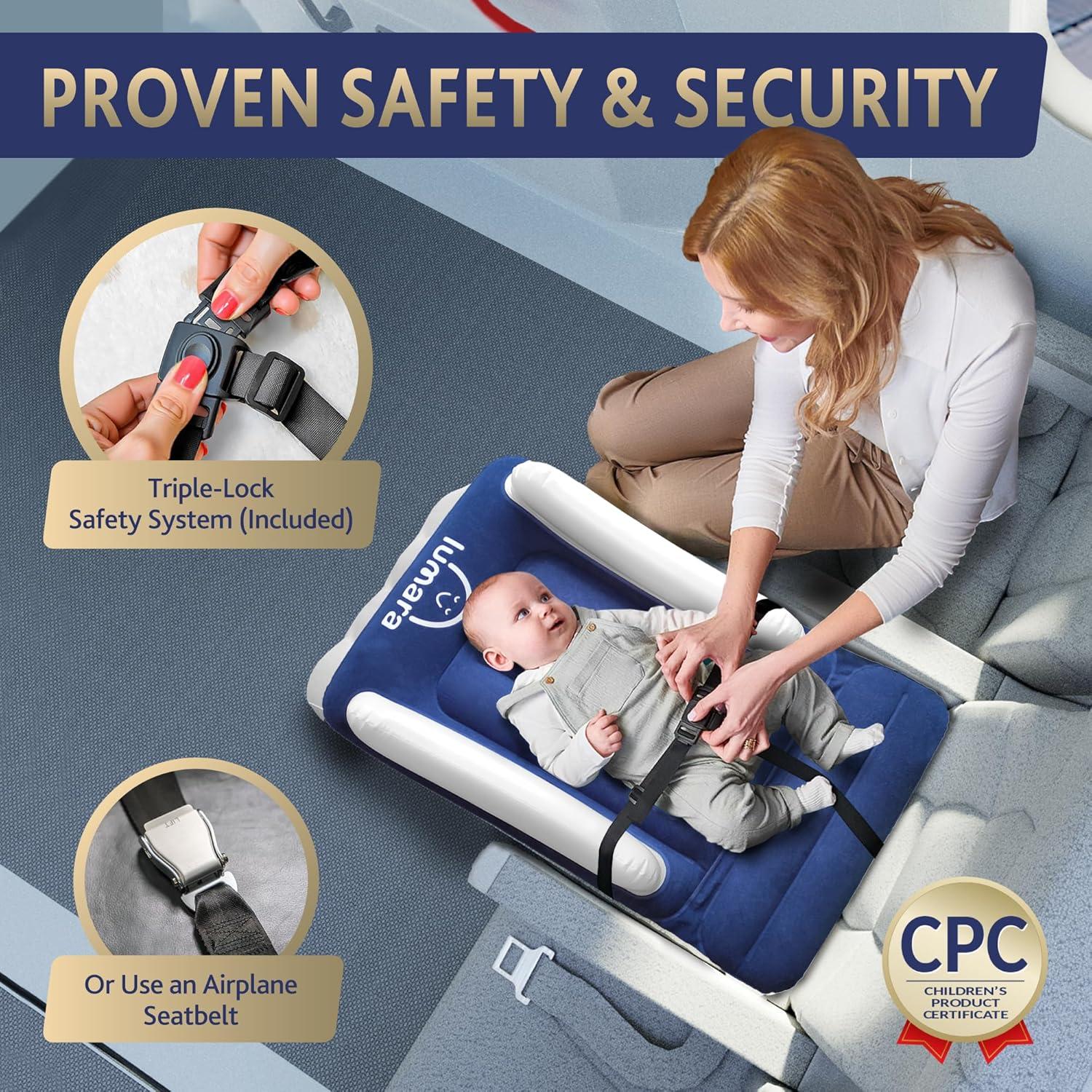 Cama inflable para niños LUMARA modelo AB-S-BL - Azul