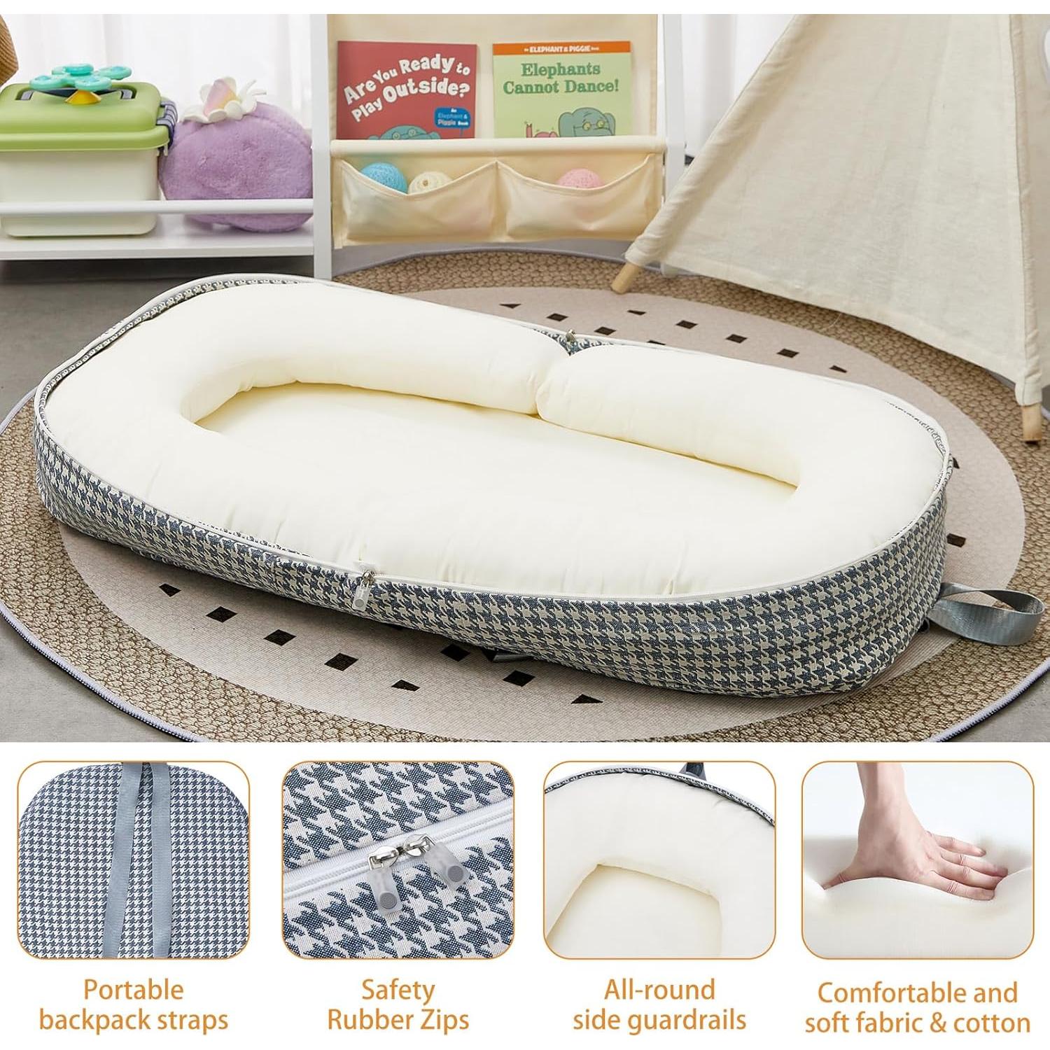 Cojín Plegable para Bebés MY001 - Mochila de Viaje 0-12 Meses