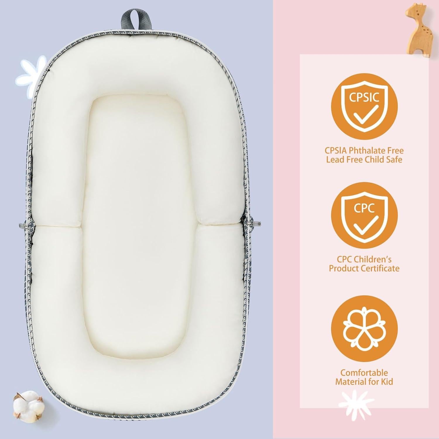 Cojín Plegable para Bebés MY001 - Mochila de Viaje 0-12 Meses