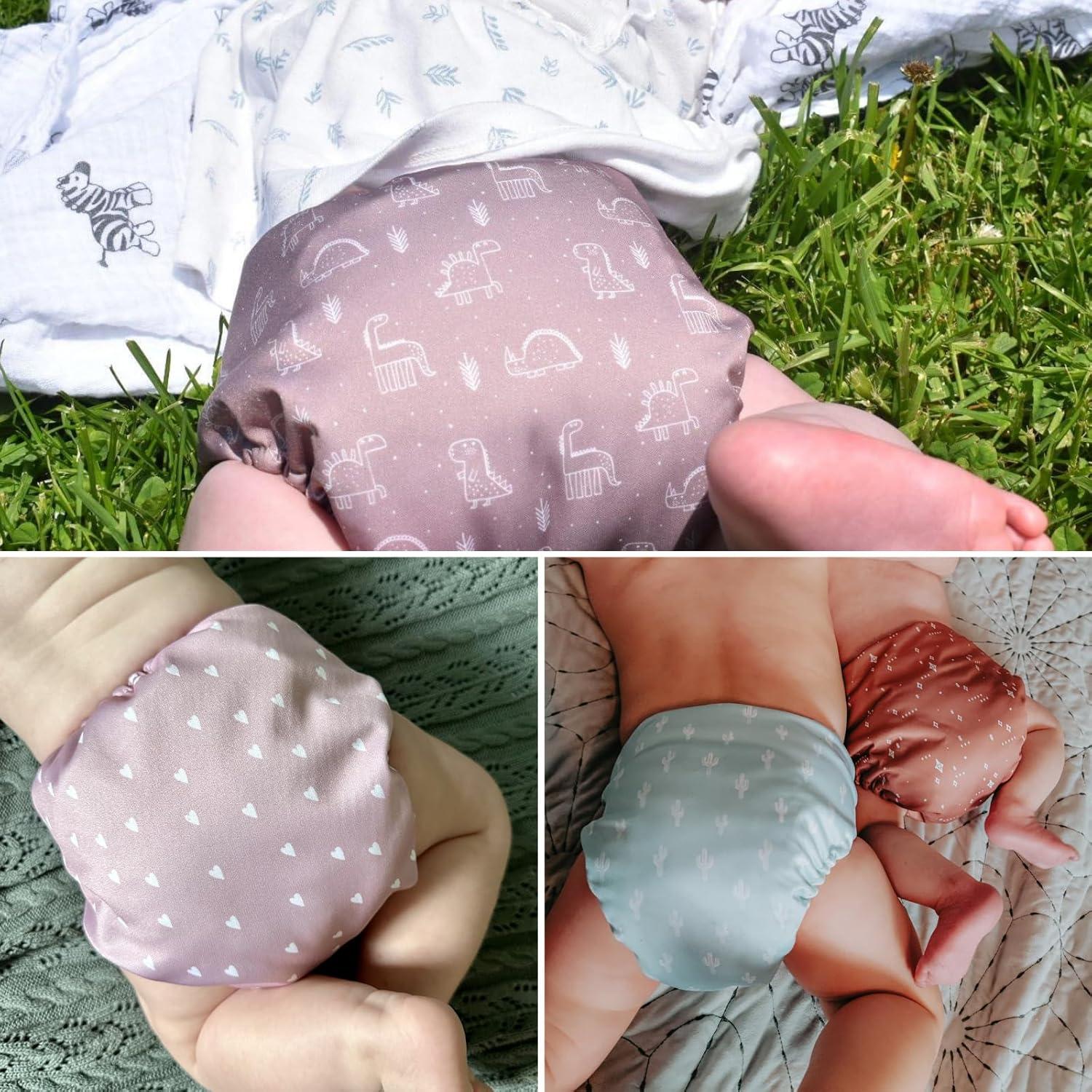 Paquete de 6 Pañales de Tela Pocket Mama Koala Neutros