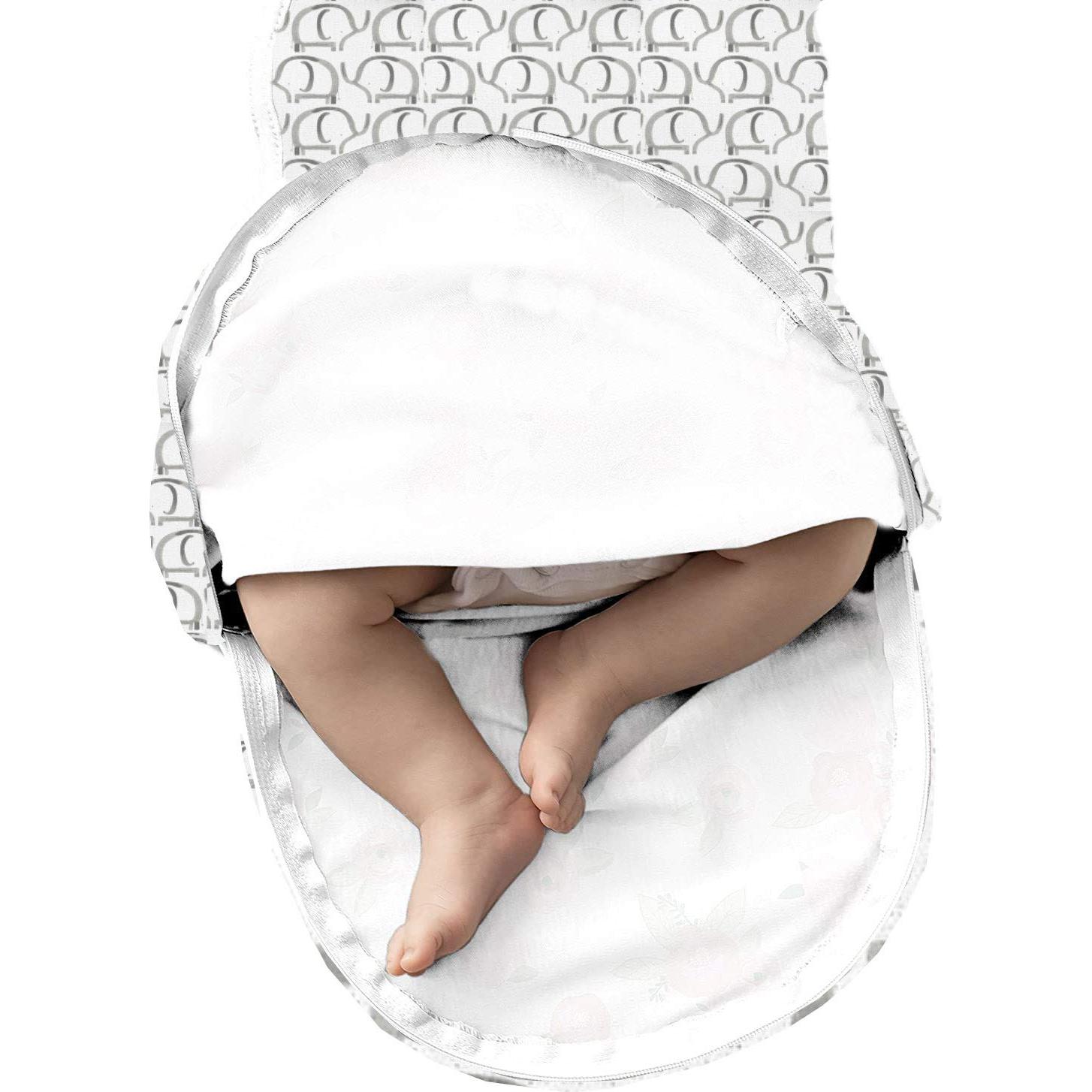 SwaddleMe Luxe Easy Change Swaddle Elefante 0-3 meses