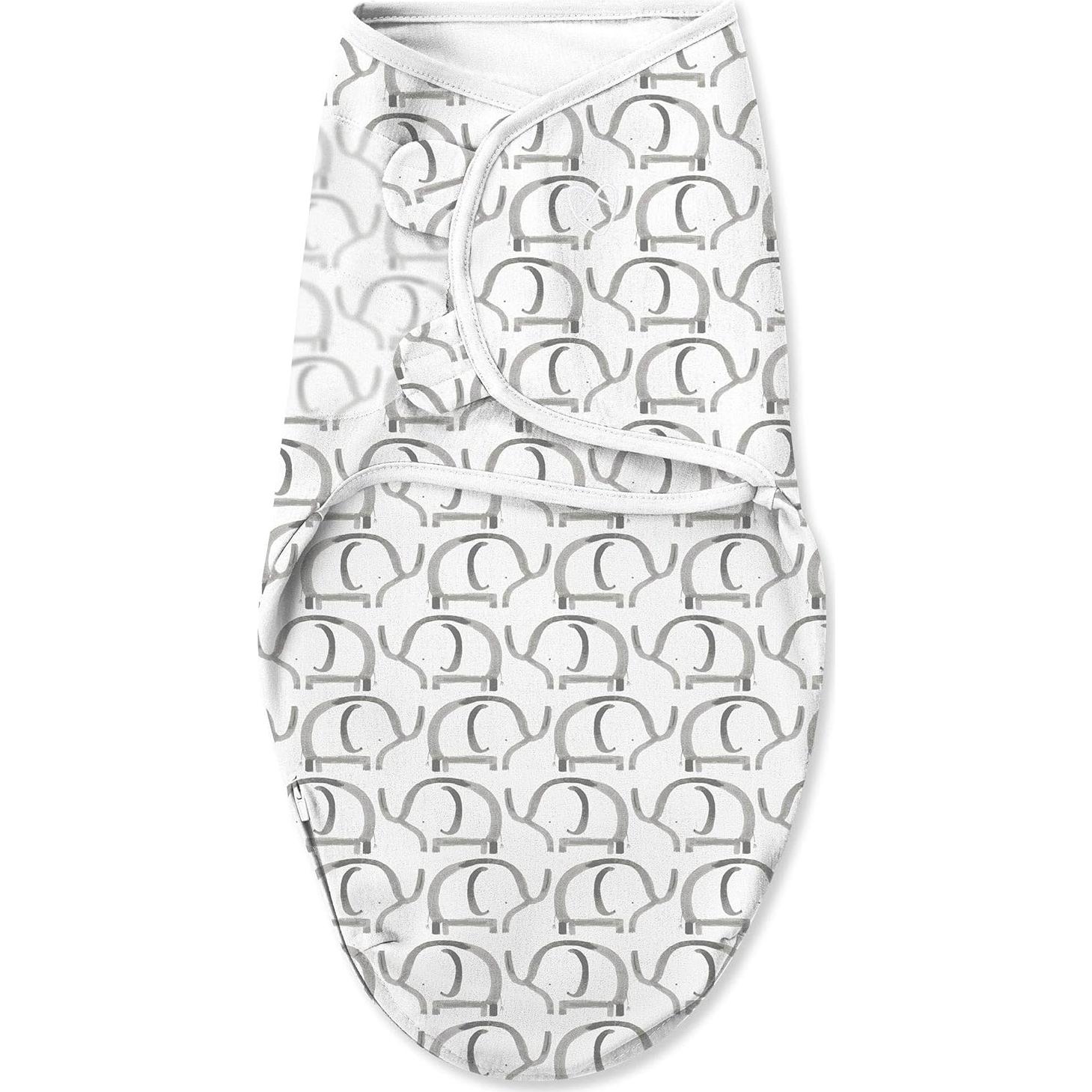 SwaddleMe Luxe Easy Change Swaddle Elefante 0-3 meses