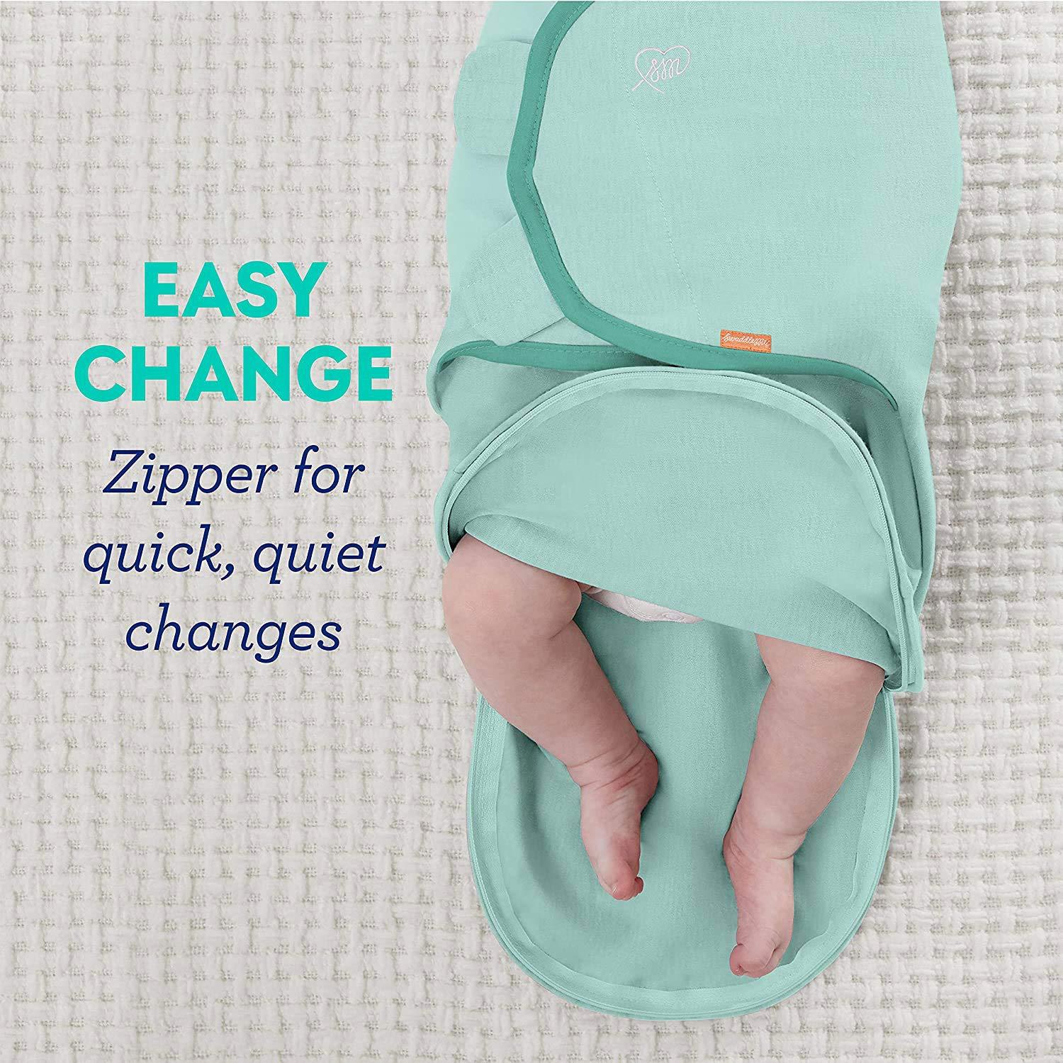SwaddleMe Luxe Easy Change Swaddle Elefante 0-3 meses