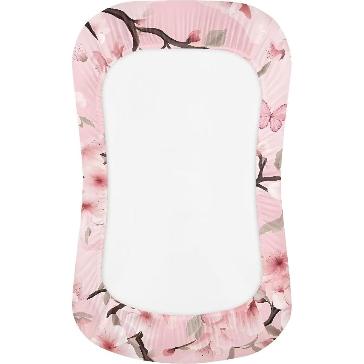 Funda de Almohada para Bebé Mariposa Flor Snuggle Me 80x54cm
