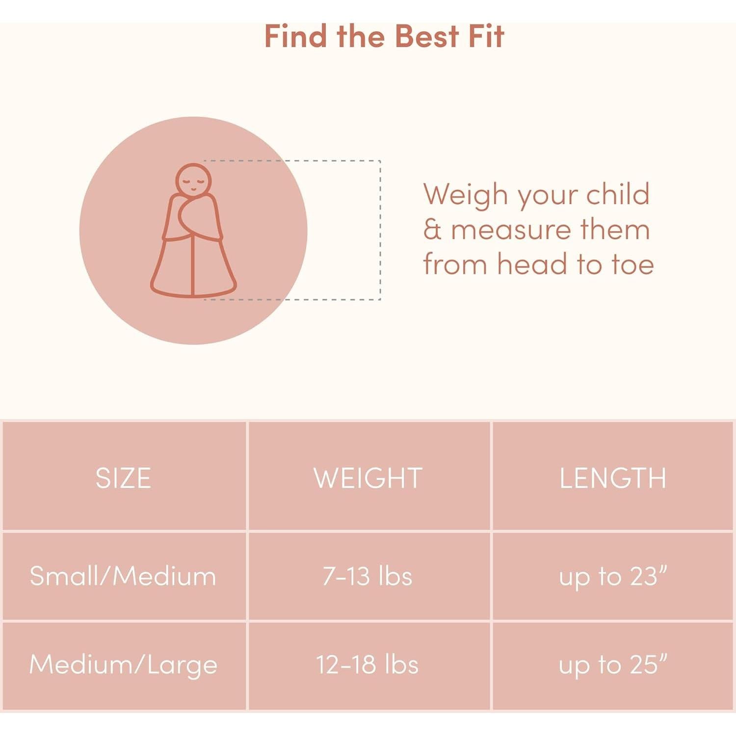 SleepingBaby Zippy Swaddle Manta Envueltos Bebés 2 Pzas Gris