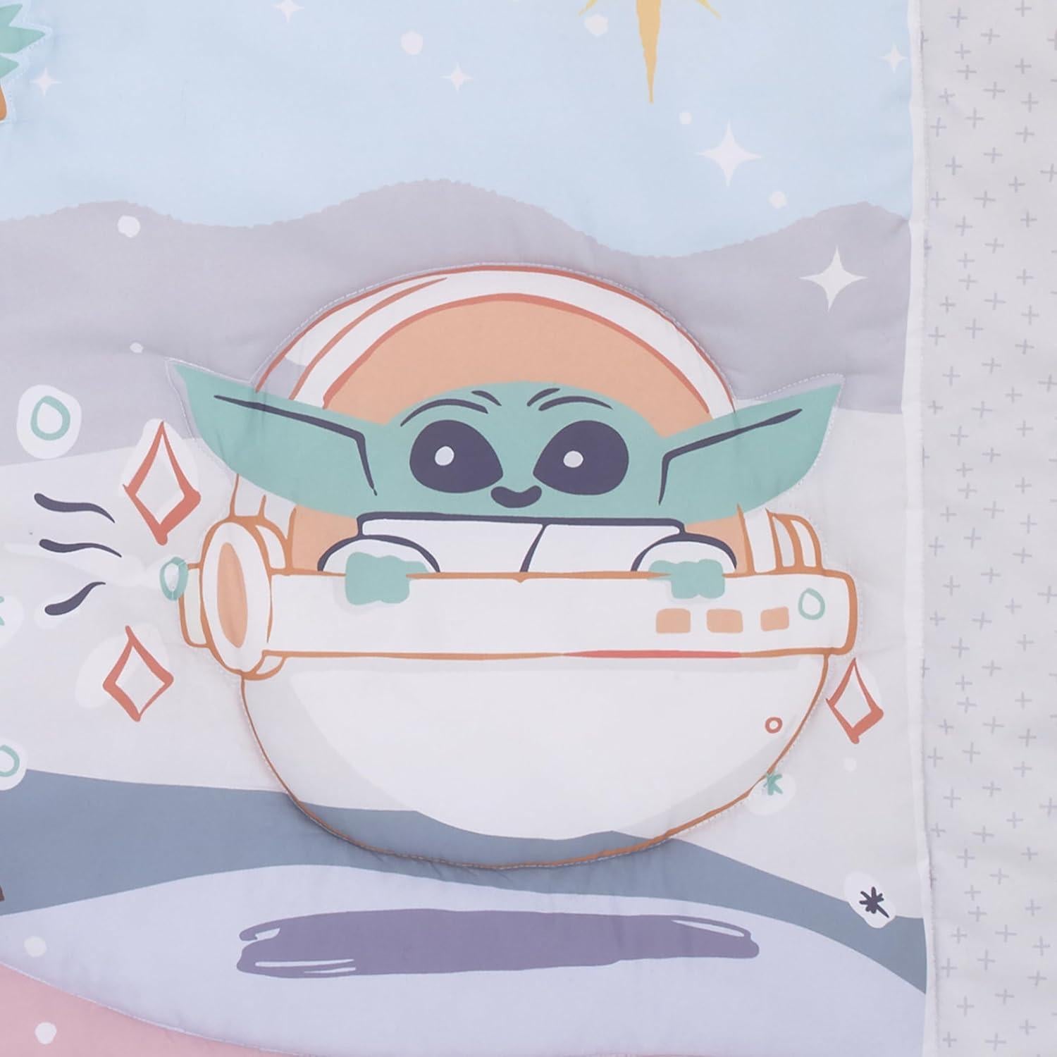 Juego de Ropa de Cuna Star Wars Grogu NoJo 3 Piezas