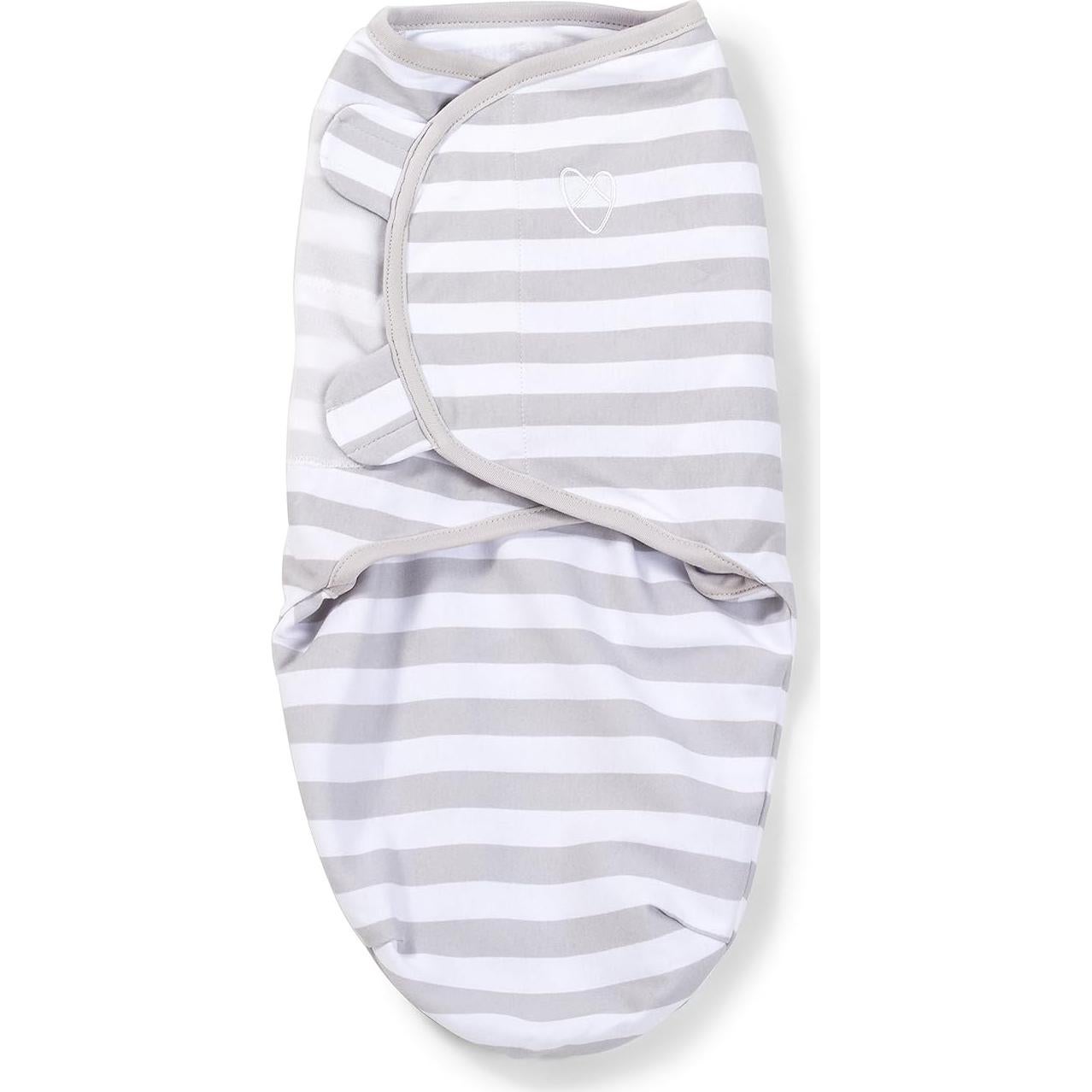 SwaddleMe Original Swaddle Pequeño 0-3 Meses 2-Pack Rayas Grises