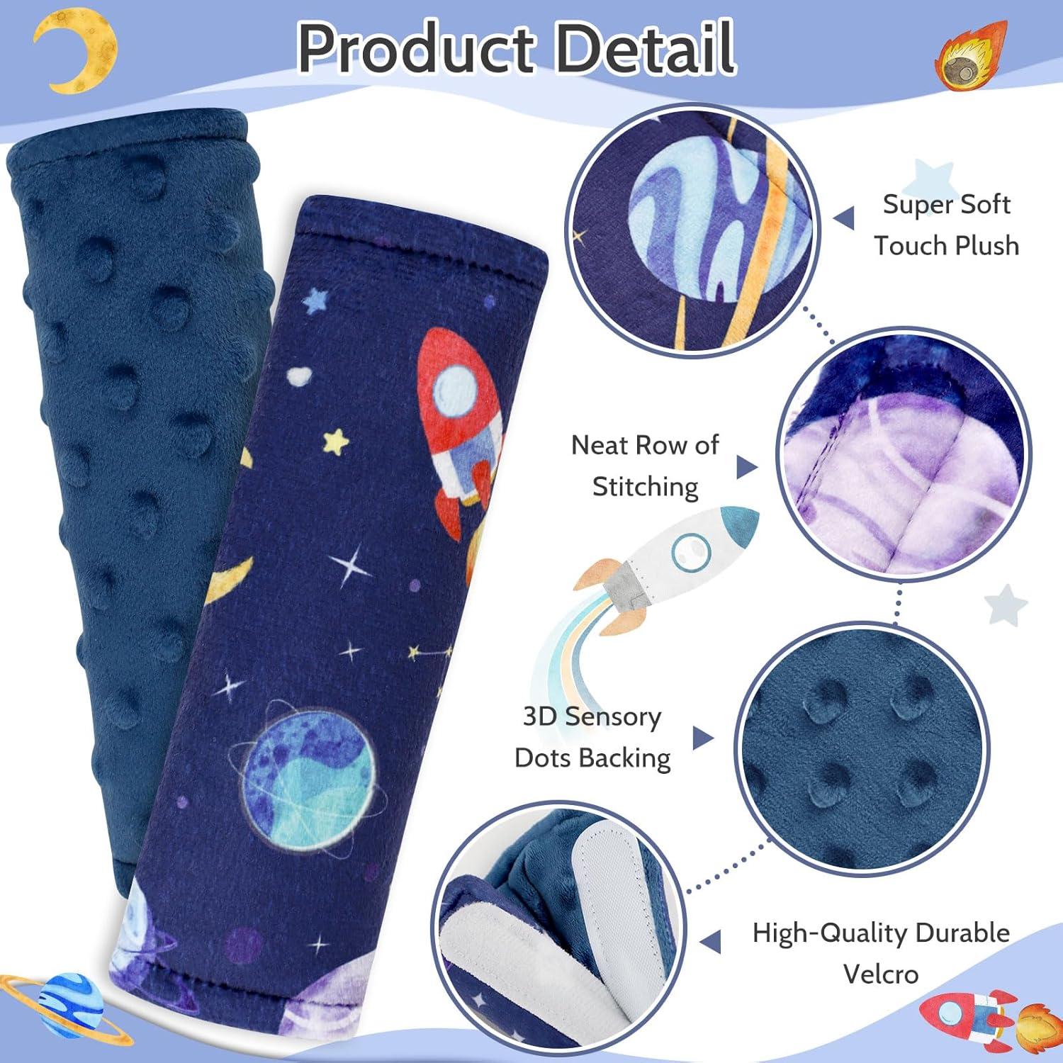 Cubiertas de Cinturón de Asiento para Bebé Pea Pod 2 Pzas