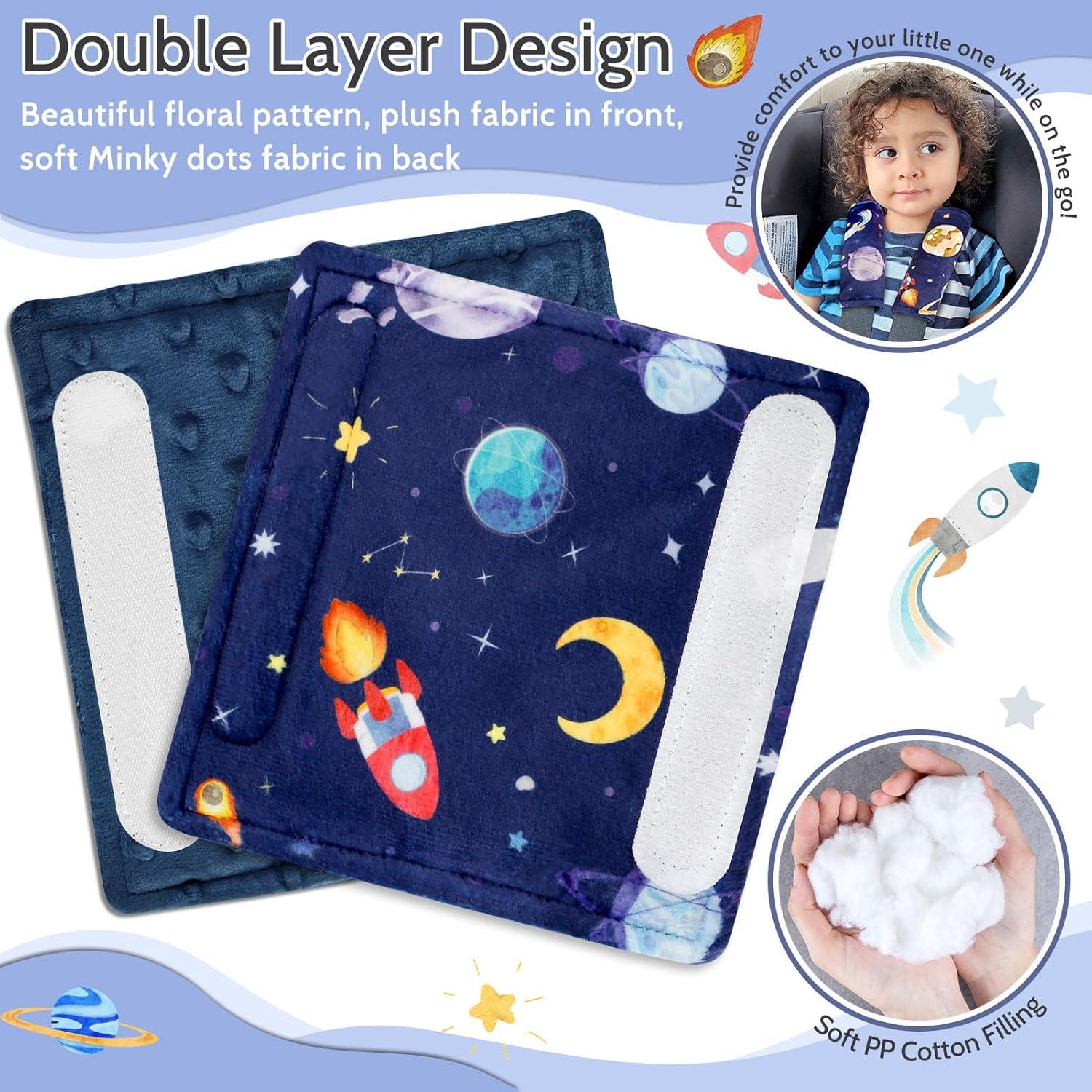 Cubiertas de Cinturón de Asiento para Bebé Pea Pod 2 Pzas