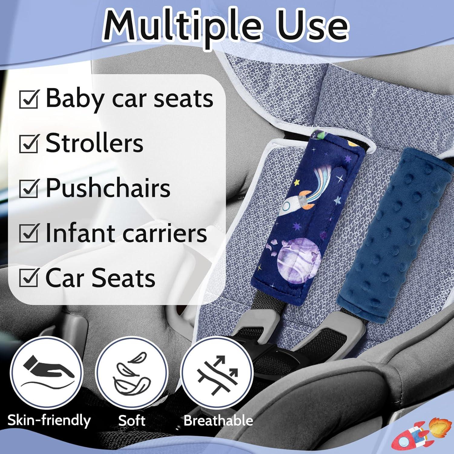 Cubiertas de Cinturón de Asiento para Bebé Pea Pod 2 Pzas