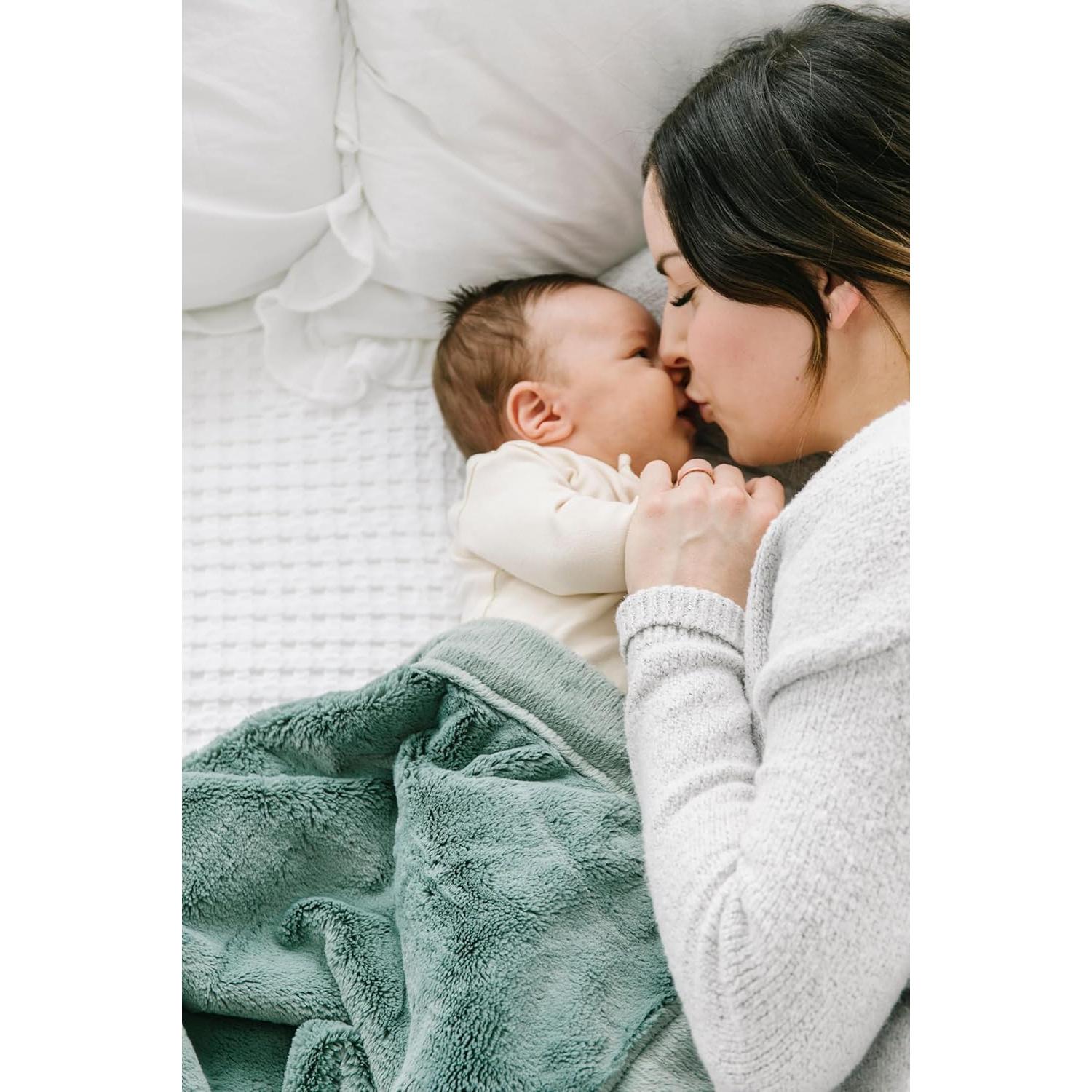 Manta de Recepción SARANONI Eucalipto 76.2x101.6 cm Ultra Suave