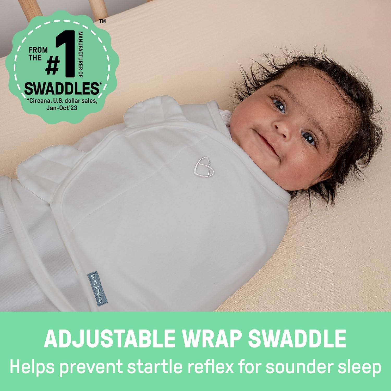 SwaddleMe Ingenuidad Swaddle 100% Algodón 0-3 Meses Polvo de Estrellas