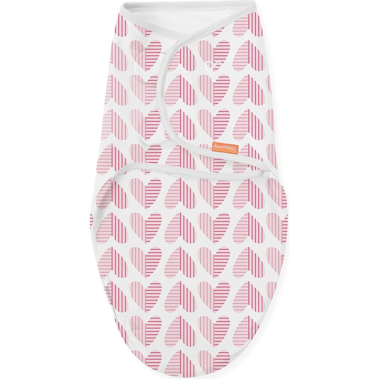 SwaddleMe Original Swaddle 3-Pack Algodón Corazones Bebé 0-3 Meses