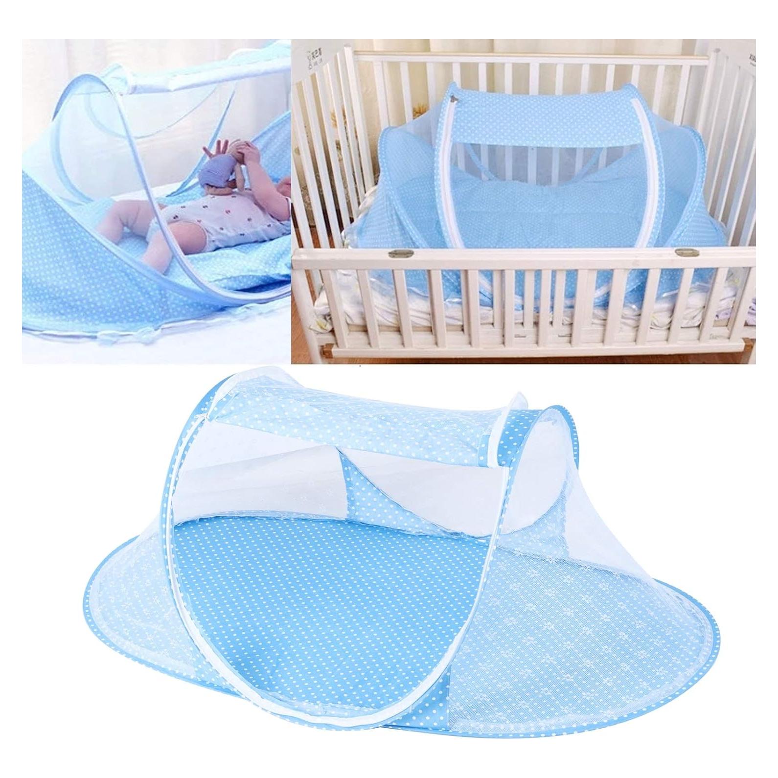 Red de Mosquitos Plegable Mumisuto 105x55cm Azul