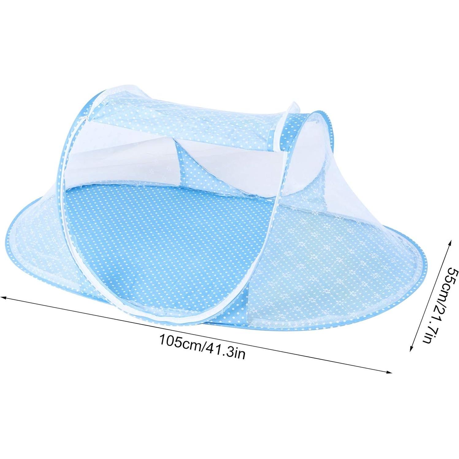 Red de Mosquitos Plegable Mumisuto 105x55cm Azul