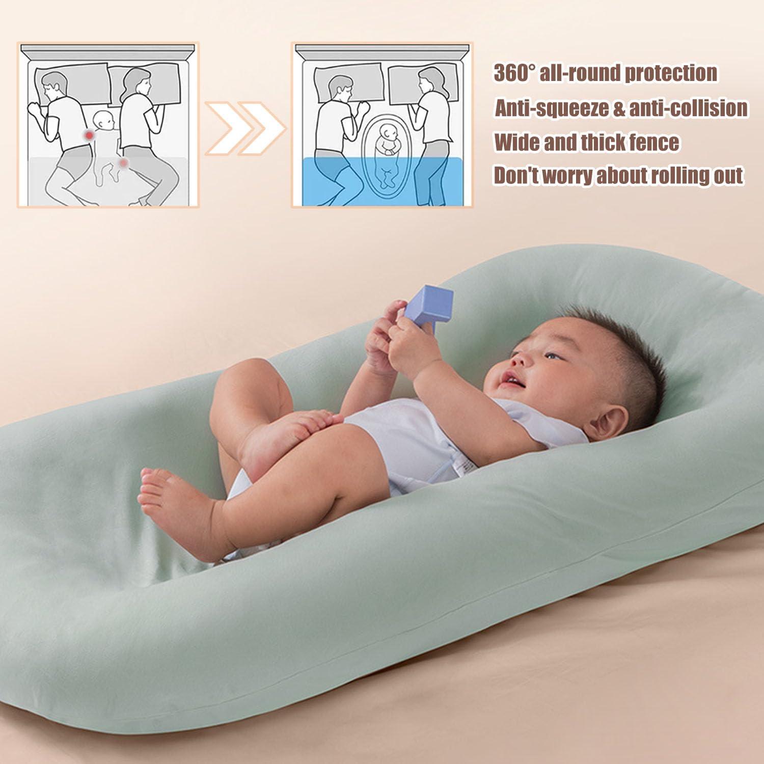 Cojín para Bebés Veayiik Verde - Recién Nacidos, Juego y Actividad