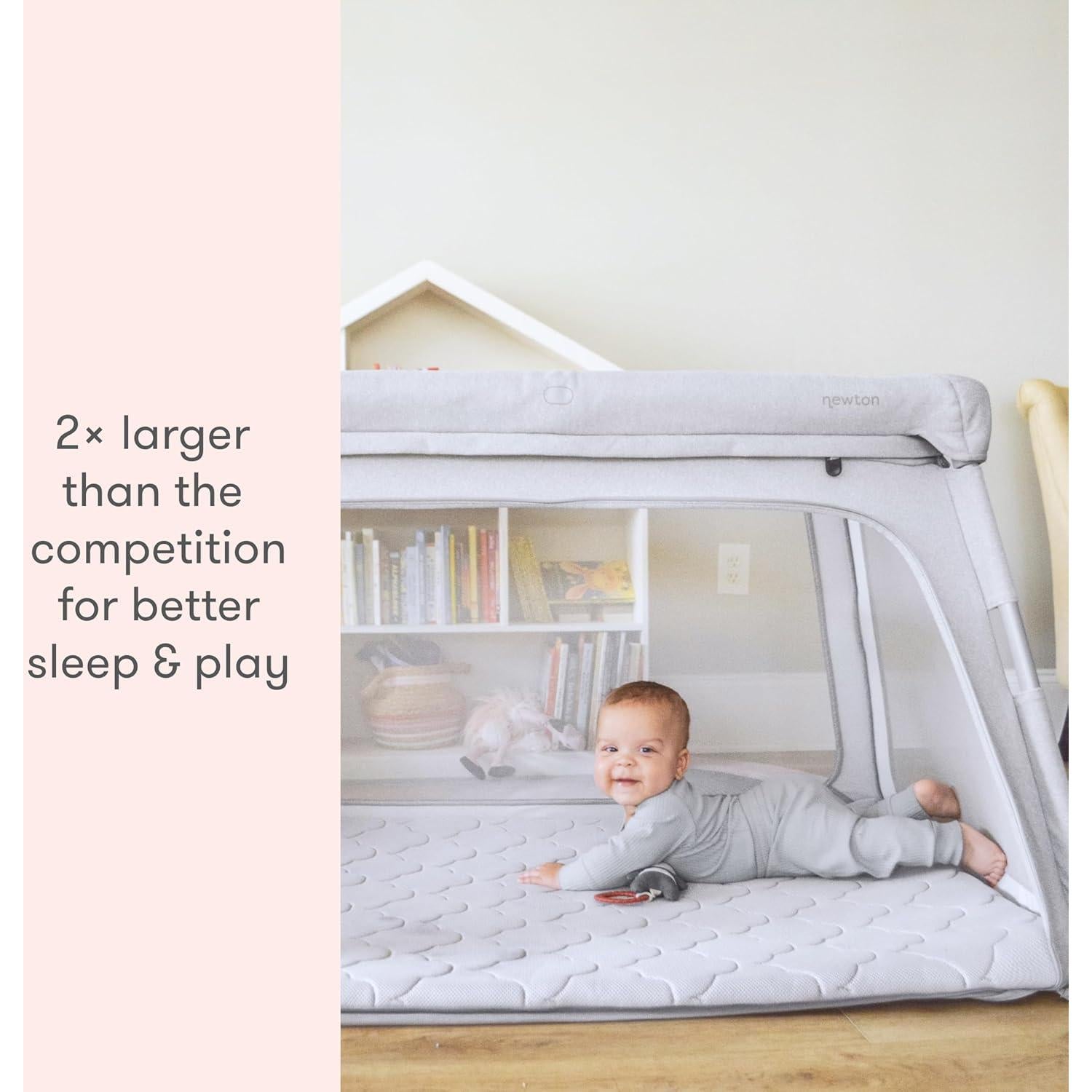 Cuna de Viaje Newton Baby - Área de Juego Portátil 129.5x88.9cm