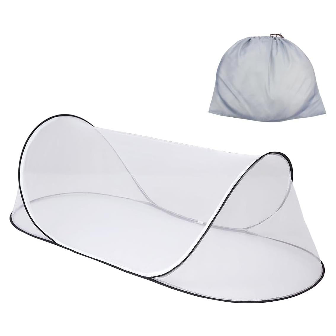 Carpa Mosquito Plegable Akiky Blanca 198x79x56cm para Camping