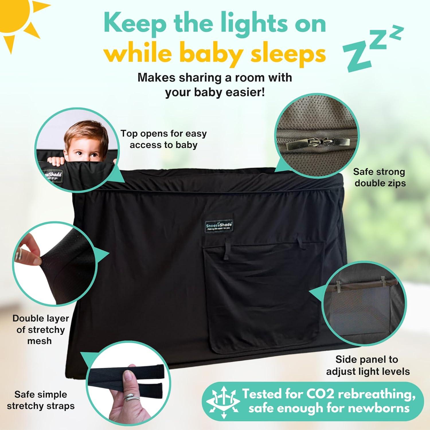 Cubierta Oscurecedora SnoozeShade para Cuna de Viaje 0.96 kg