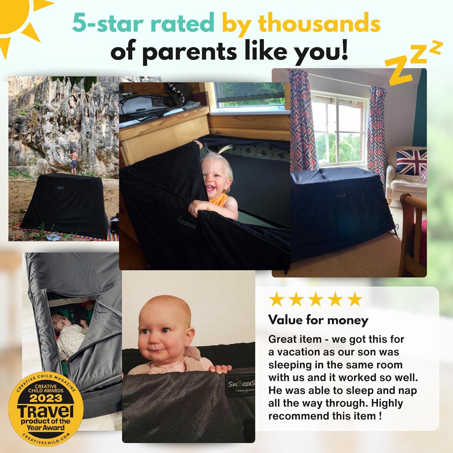 Cubierta Oscurecedora SnoozeShade para Cuna de Viaje 0.96 kg