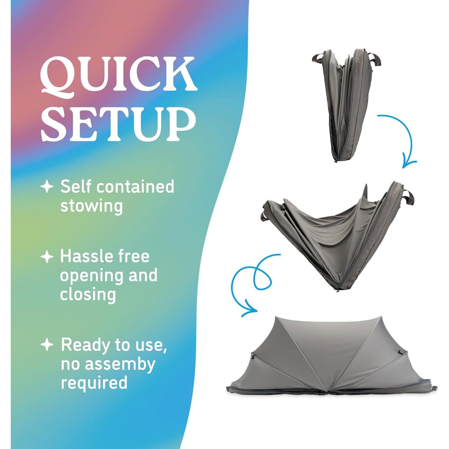 Cuna de viaje portátil Kalencom Myown-Space con colchón 3.81 cm