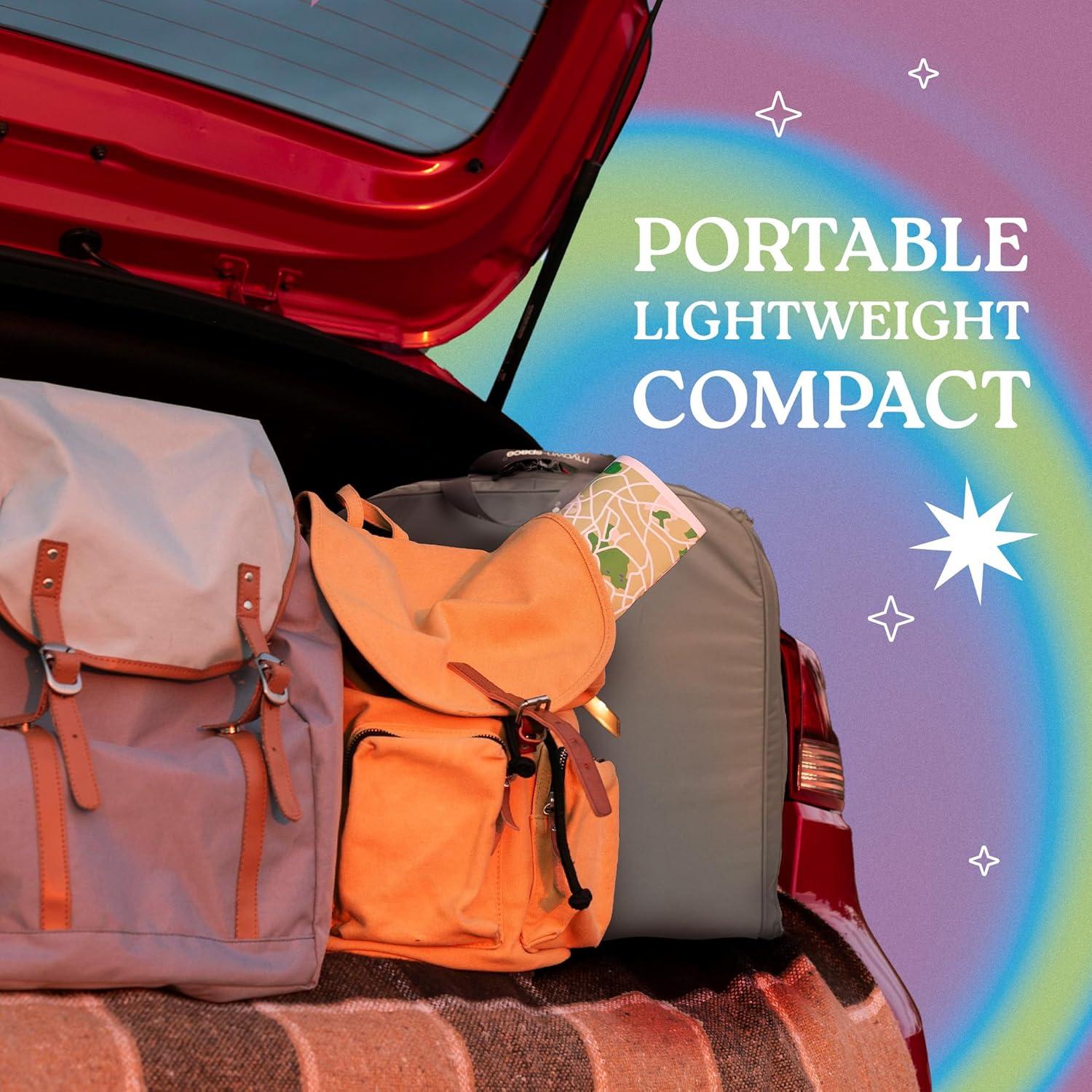 Cuna de viaje portátil Kalencom Myown-Space con colchón 3.81 cm