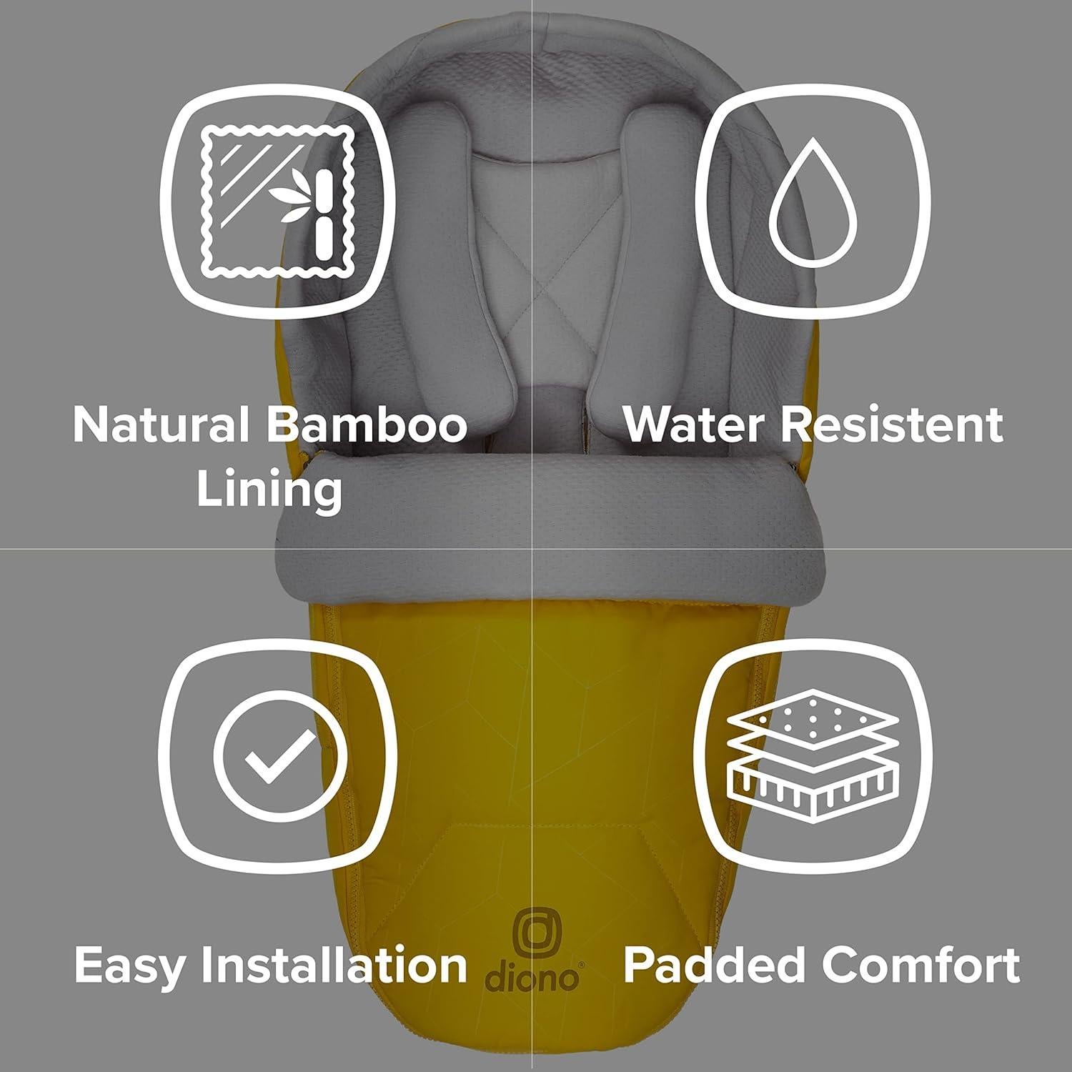 Pod Nuevo Nacido Diono Amarillo Azufre con Soporte y Regulación