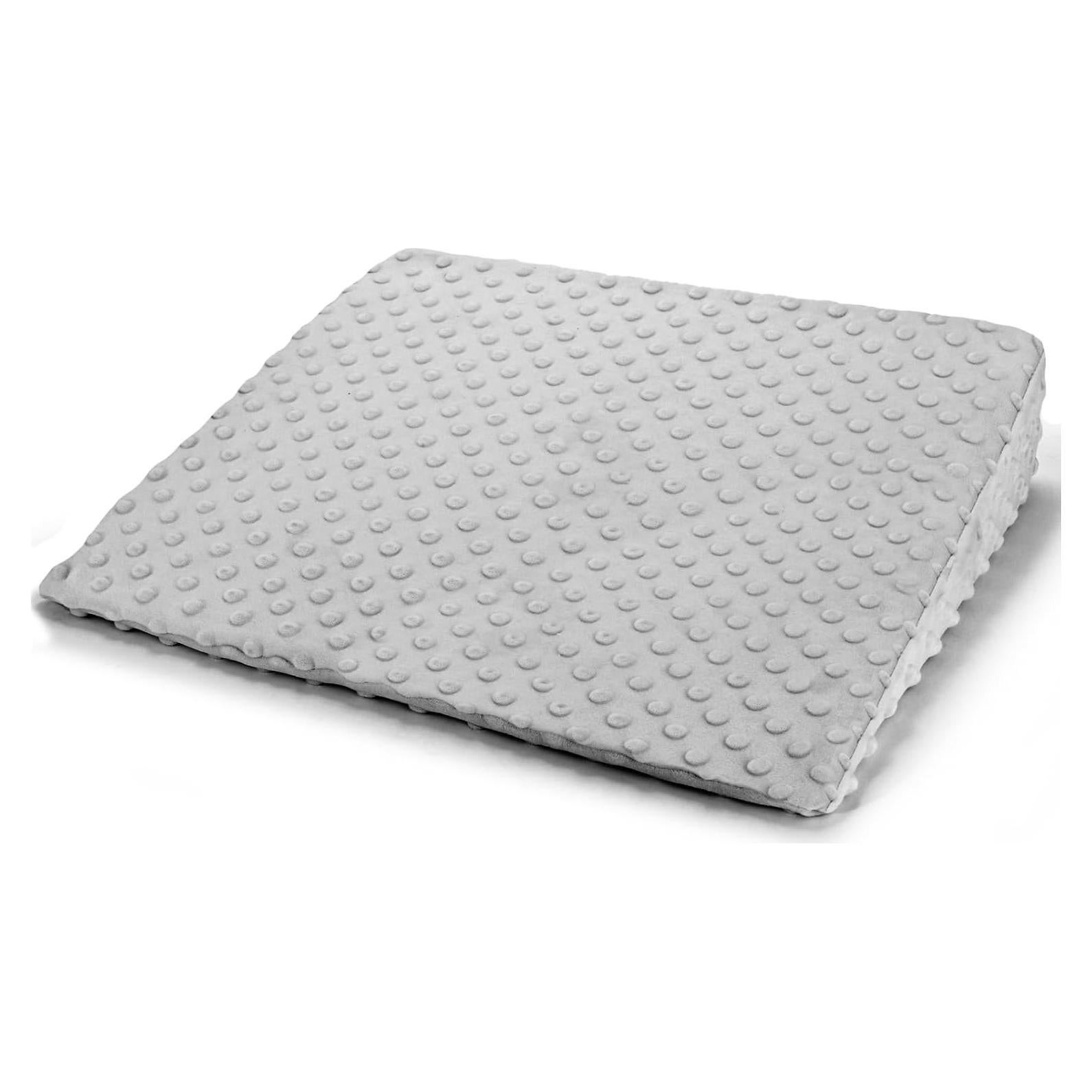 Cojín en Cuña Inqigi para Niños, Espuma de Memoria, Gris