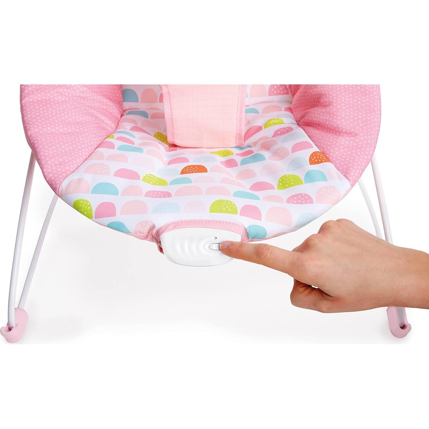Asiento de rebote para bebés Bright Starts Unicornio Rosa 0-9 kg
