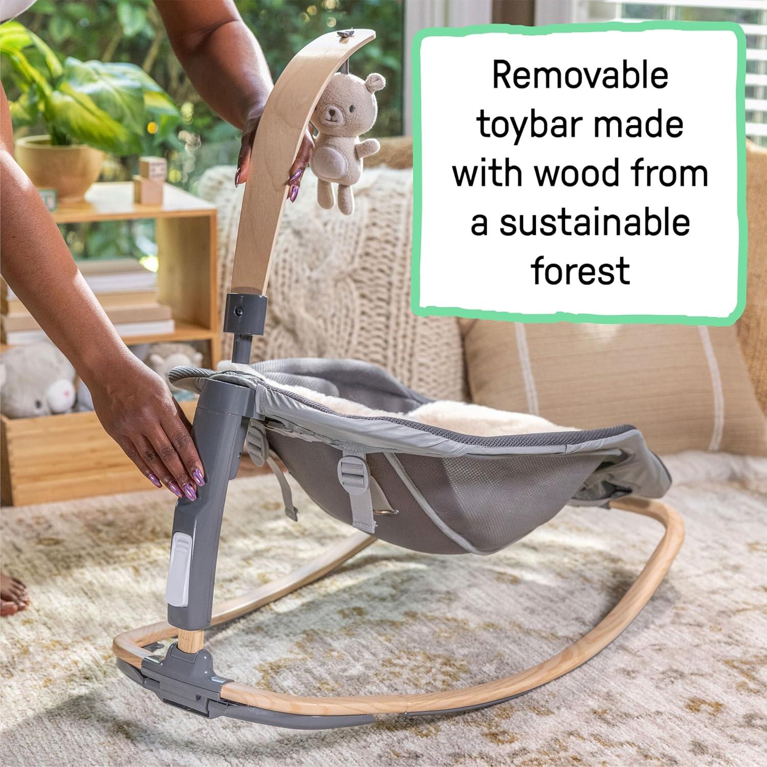 Asiento Balanceador 2-en-1 Ingenuidad Cada Temporada - Gris