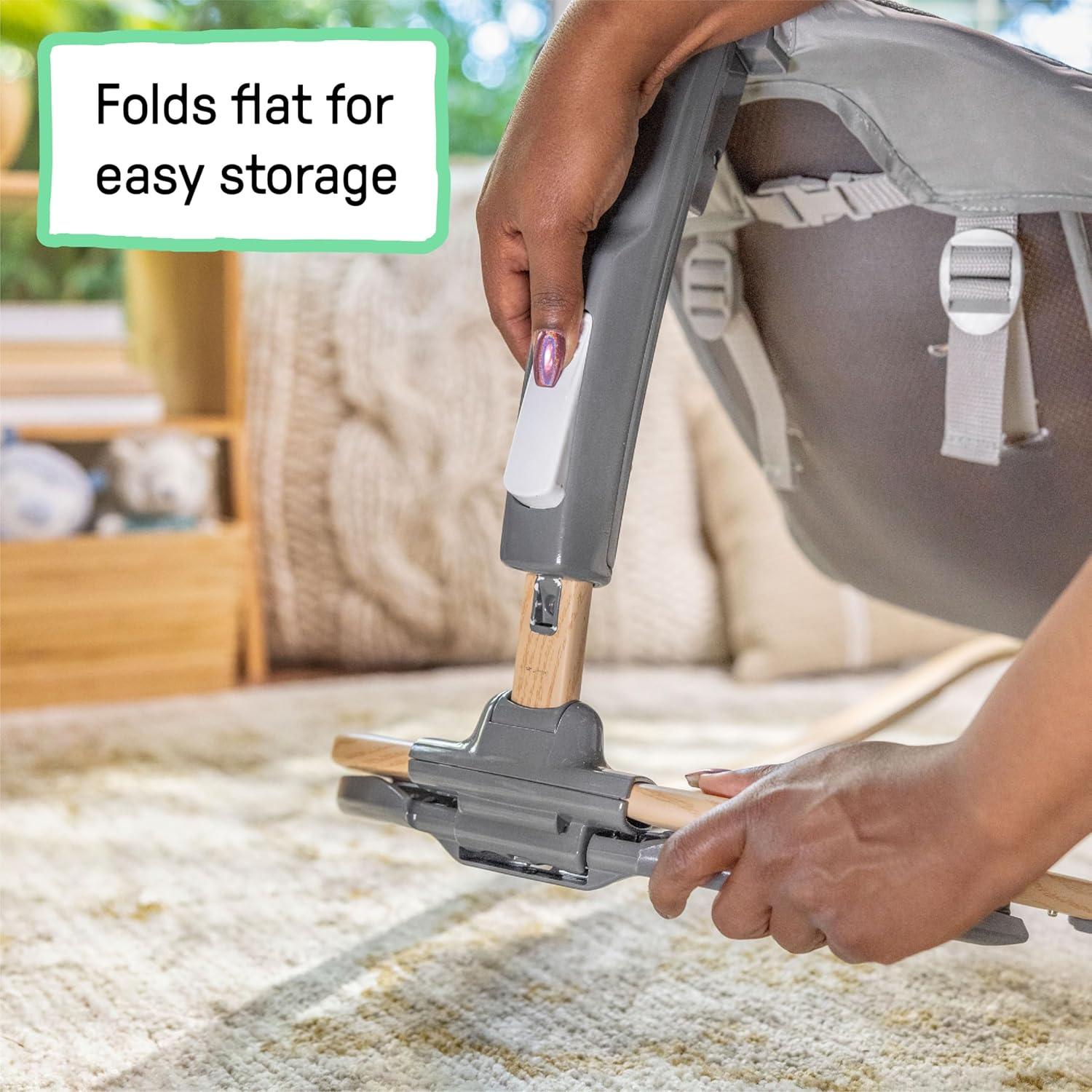 Asiento Balanceador 2-en-1 Ingenuidad Cada Temporada - Gris