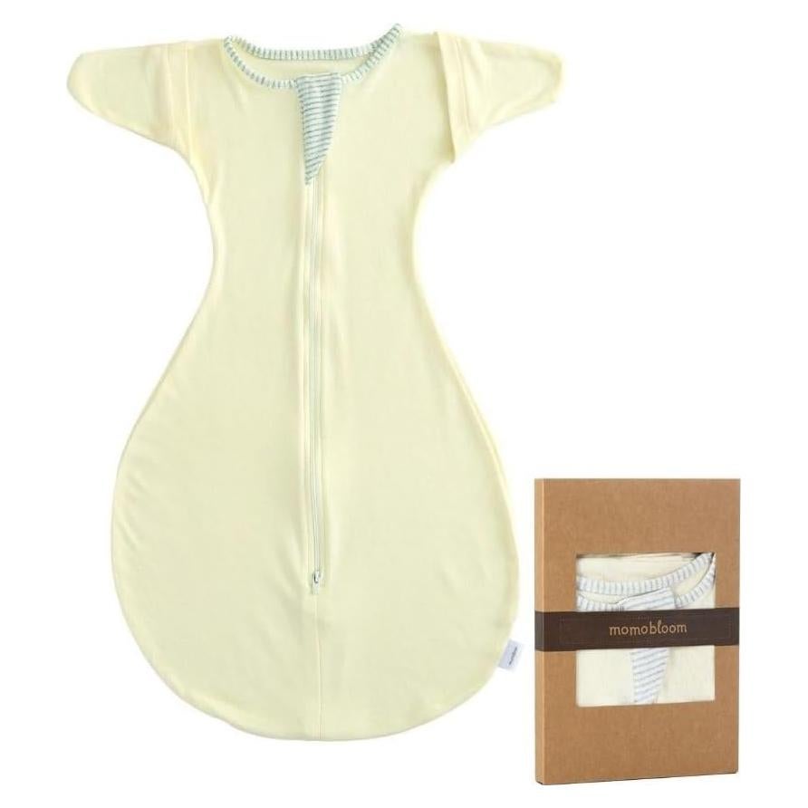 Saco de Sueño para Bebés Momobloom 0-3 meses Crema Miel