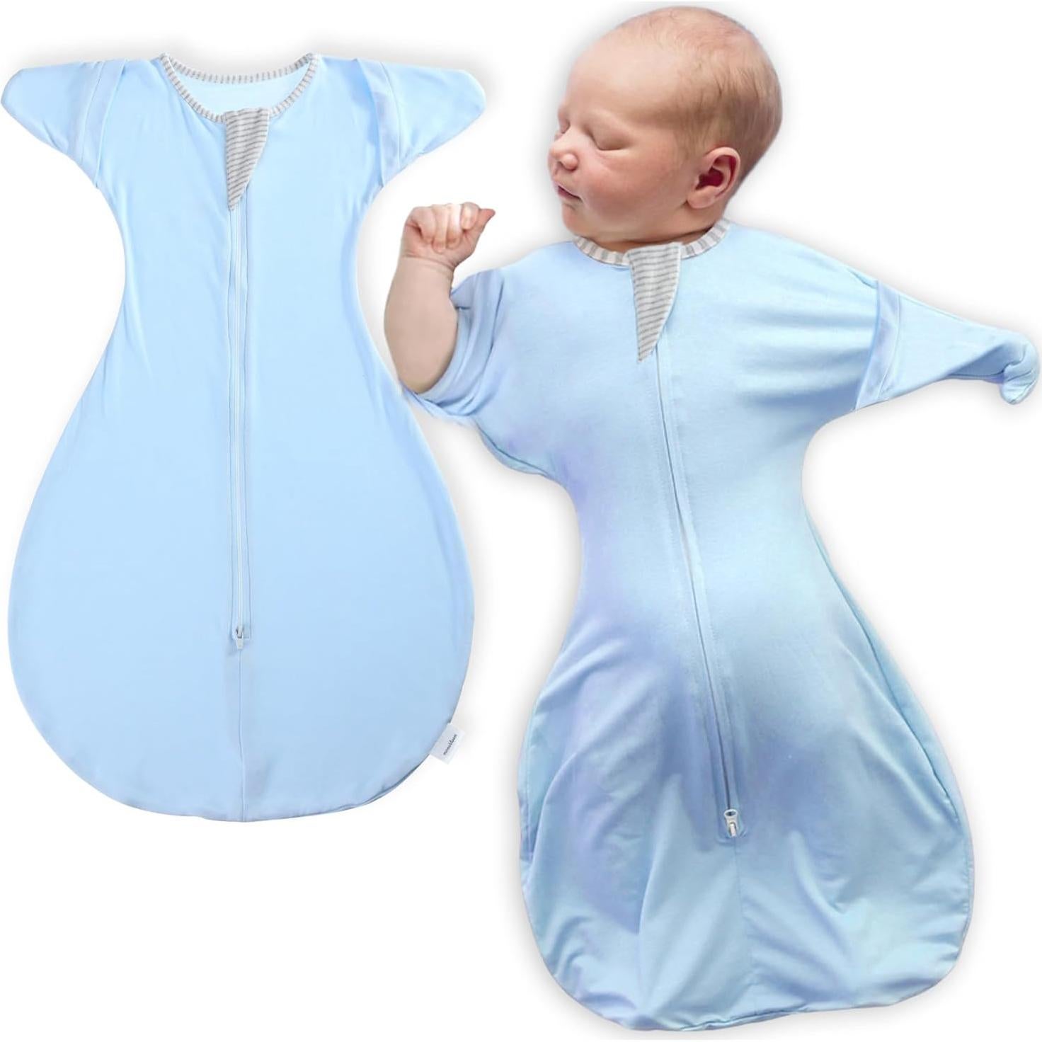 Saco de Sueño para Bebés Momobloom 0-3 meses Crema Miel