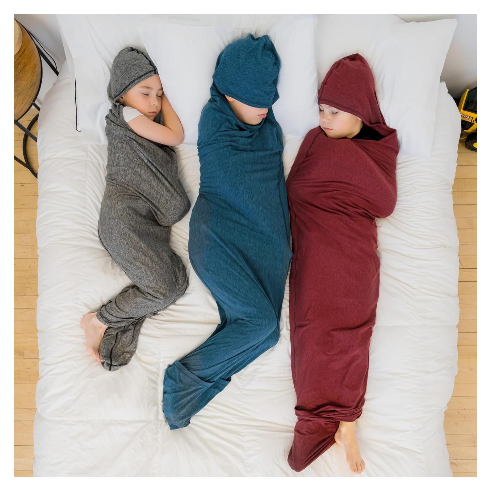 Manta Ponible Hug Sleep Pod Adolescente Turquesa 10-14 Años