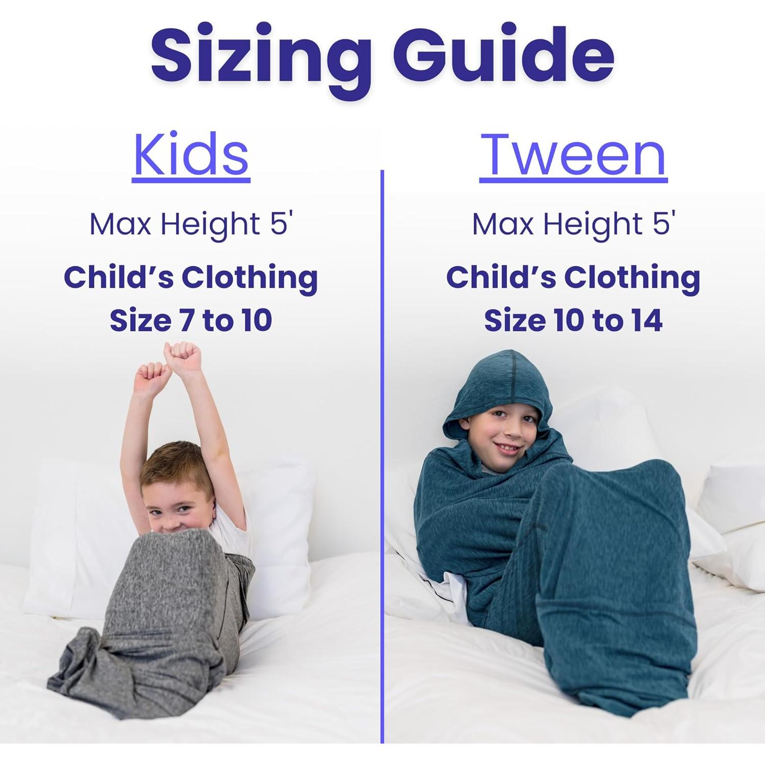 Manta Ponible Hug Sleep Pod Adolescente Turquesa 10-14 Años