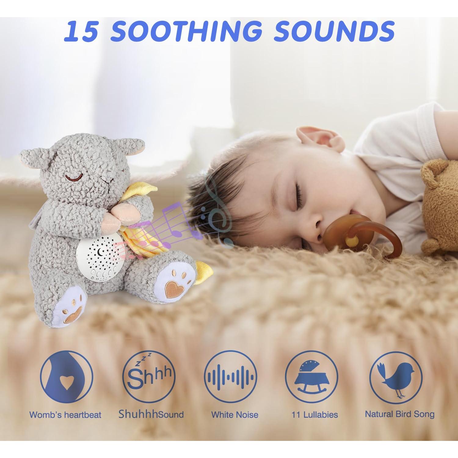 BEREST Oso Soporte de Sueño Recargable para Bebés con Sensor