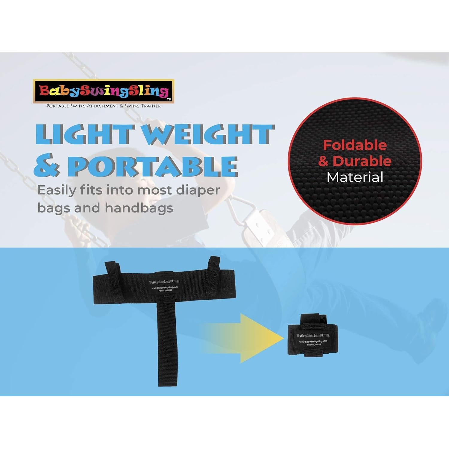 Accesorio de Columpio BabySwingSling para Bebés - Soporta 22 kg