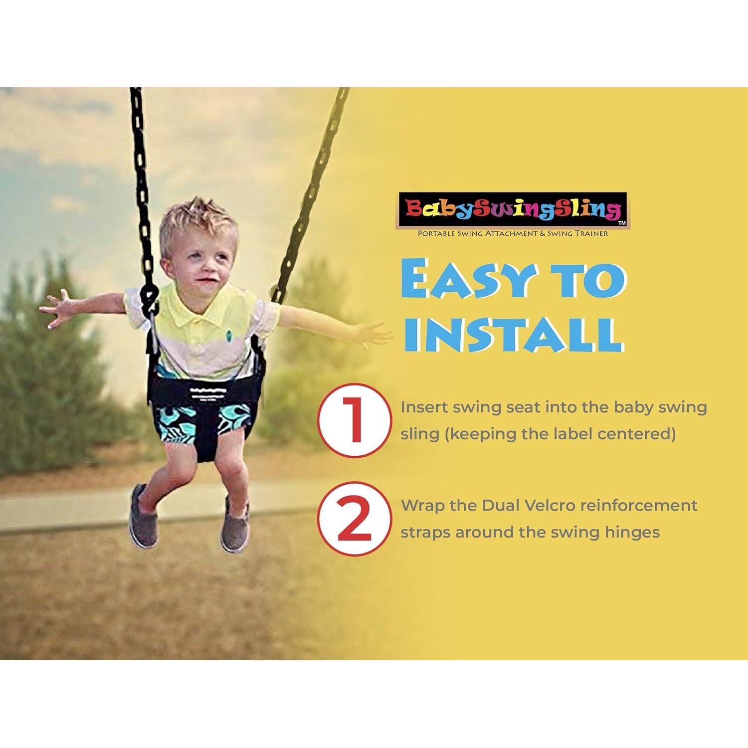 Accesorio de Columpio BabySwingSling para Bebés - Soporta 22 kg