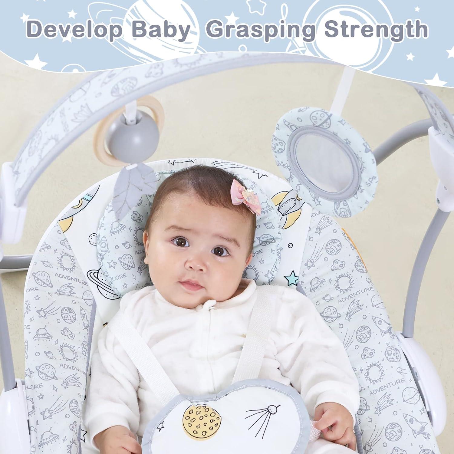 Columpio para Bebé Otrolepota Plegable con Música 0-9 Meses