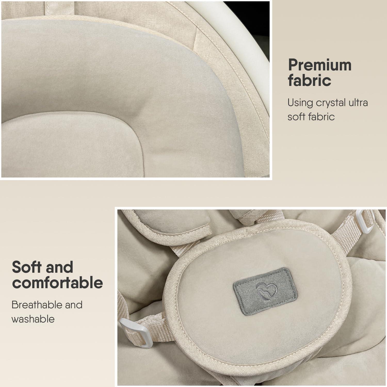 Columpio BabyBond para Bebés con Bluetooth y Control Remoto