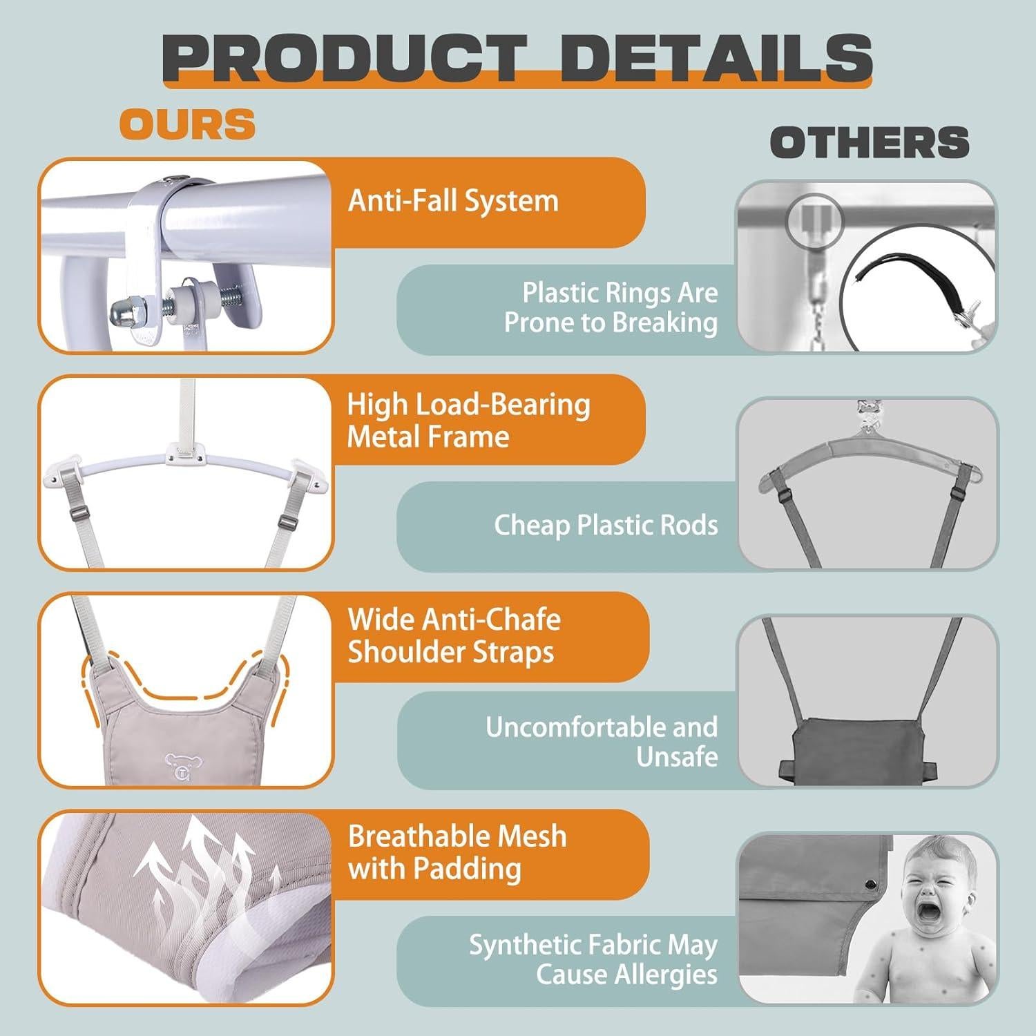 Saltarín y Columpio 2 en 1 G Taleco Gear Blanco