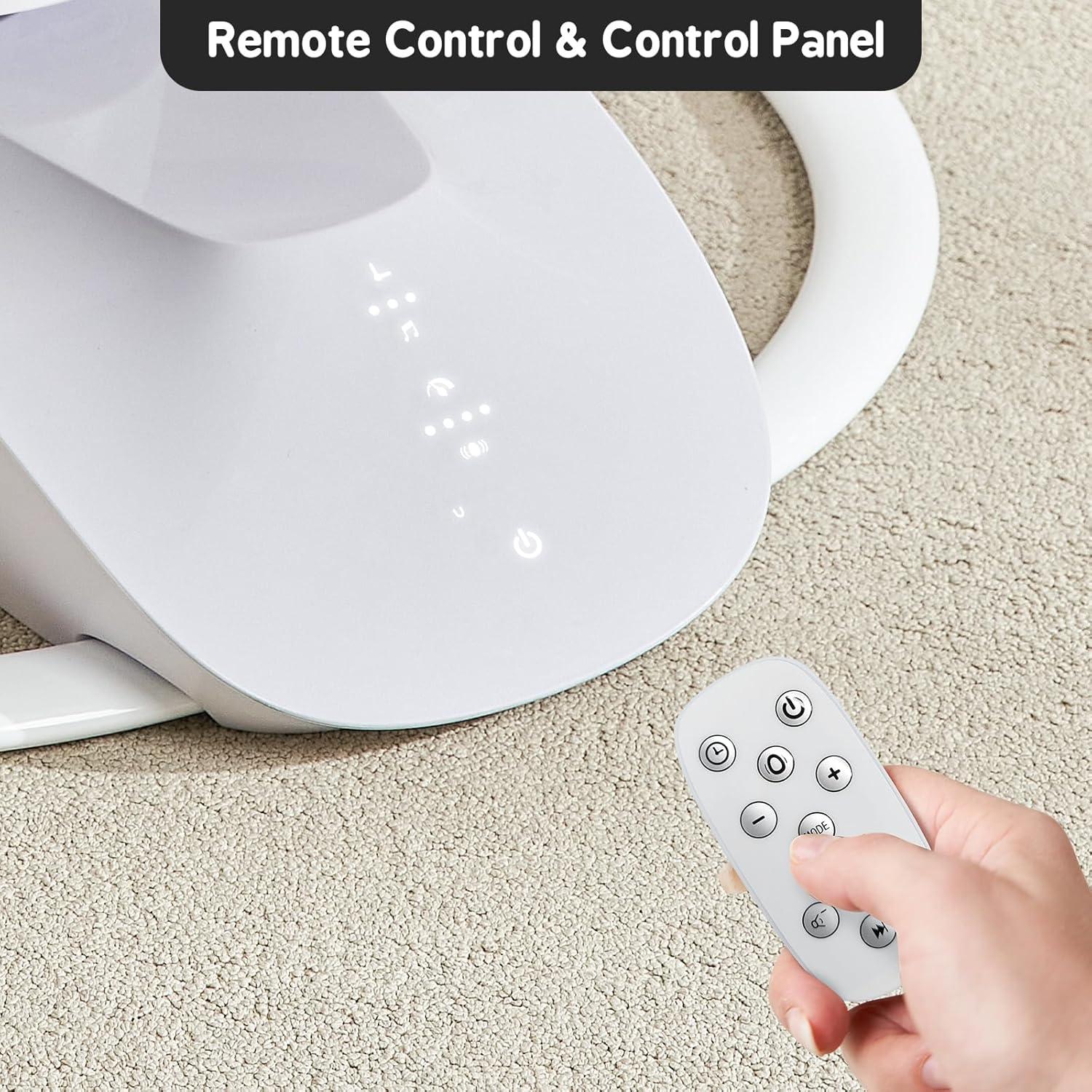 Columpio Eléctrico para Bebés Derson con Control Remoto 5 Modos