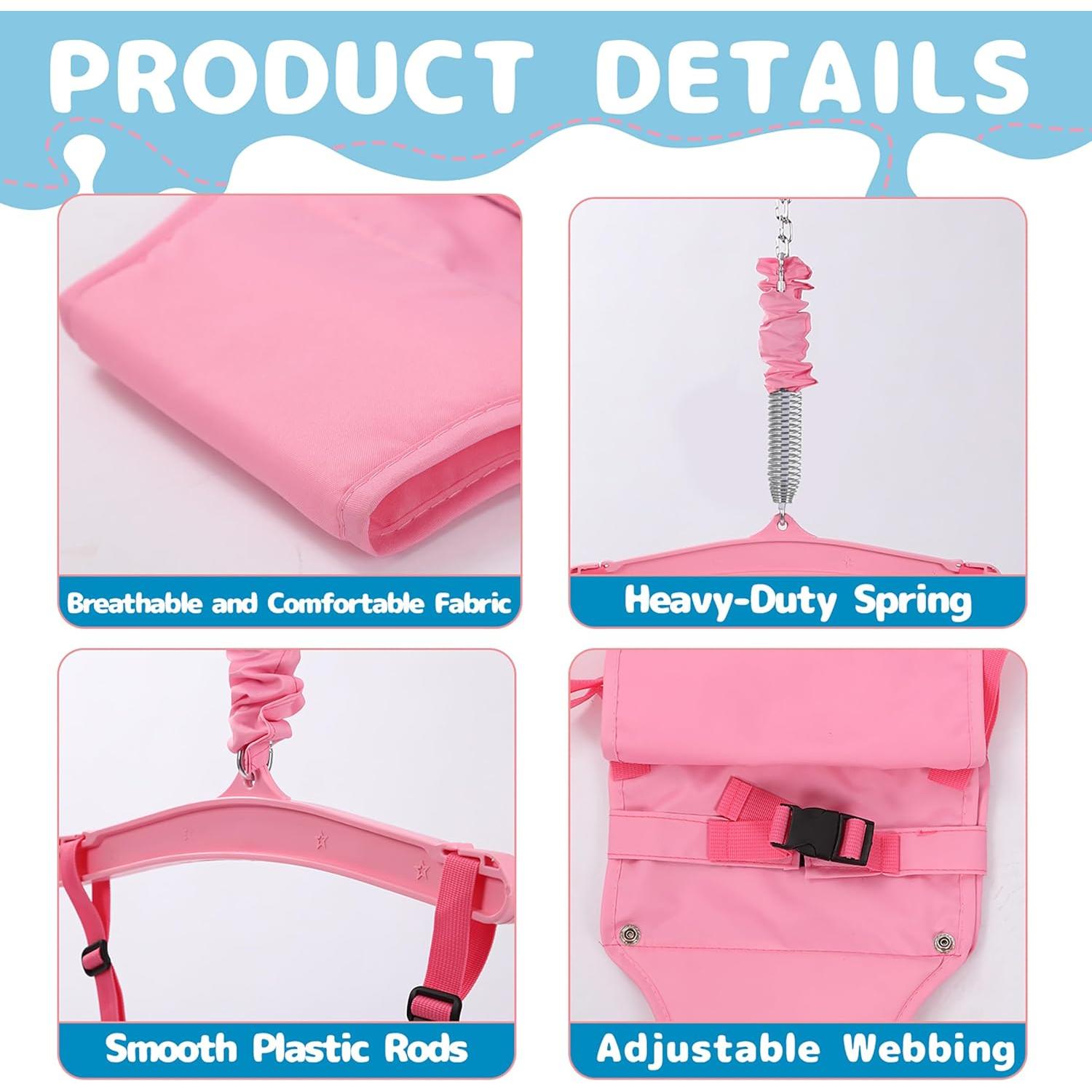 Columpio y Saltador 2 en 1 TOREVSIOR para Bebés Rosa