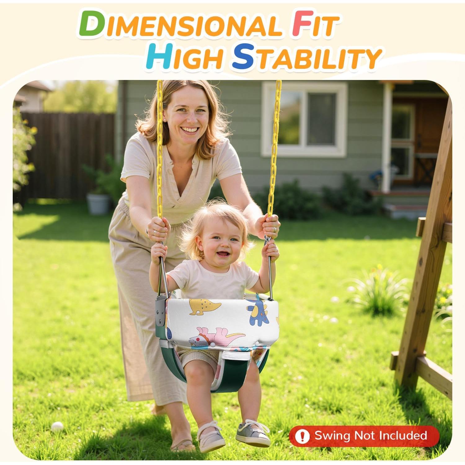 Cojín para Columpio de Niños FEISIKE 50x47 cm Lavable