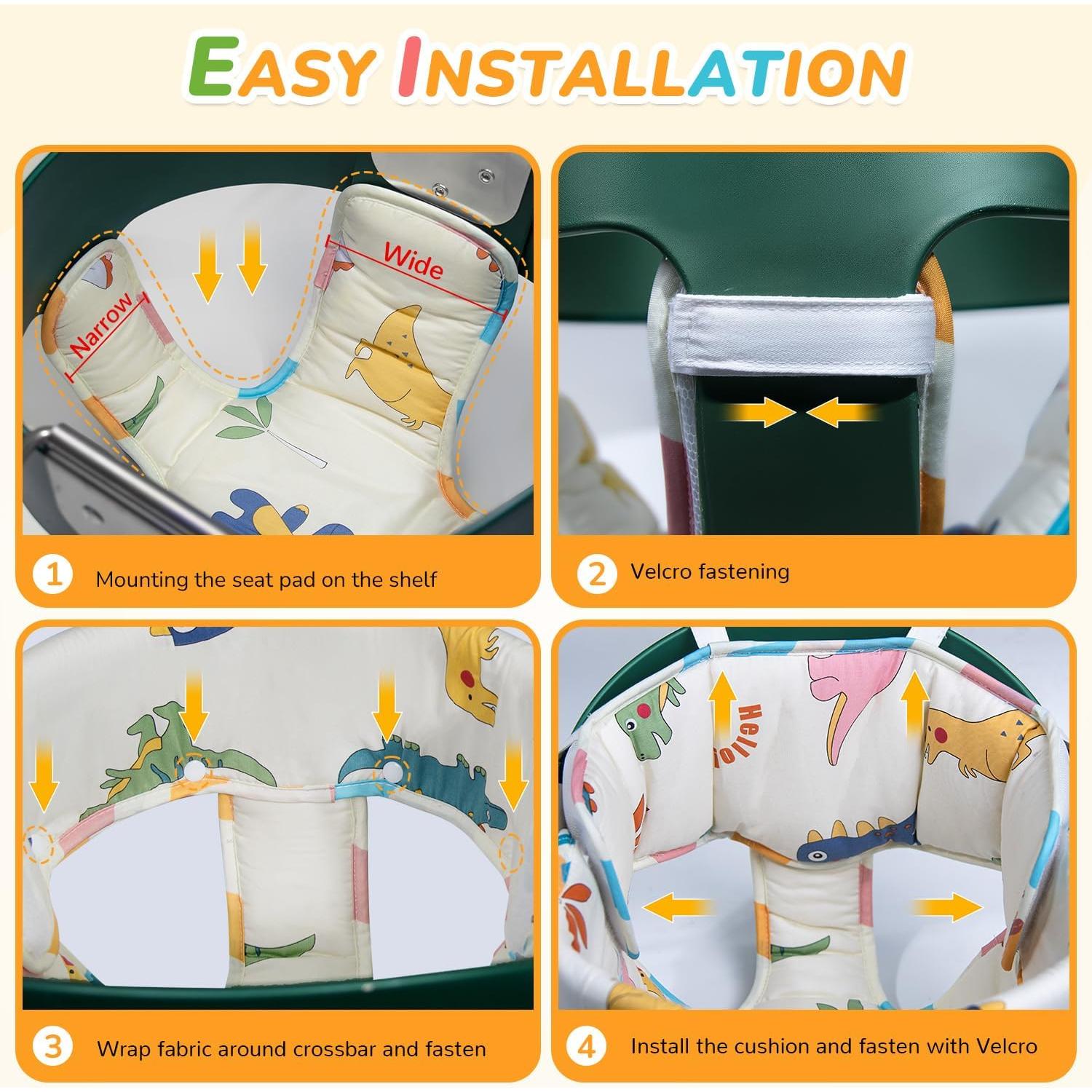 Cojín para Columpio de Niños FEISIKE 50x47 cm Lavable