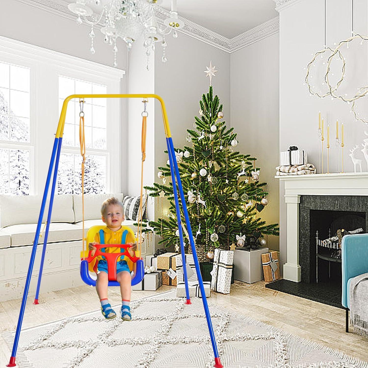 Set de columpio 3 en 1 Trulpro para niños 6 meses a 10 años