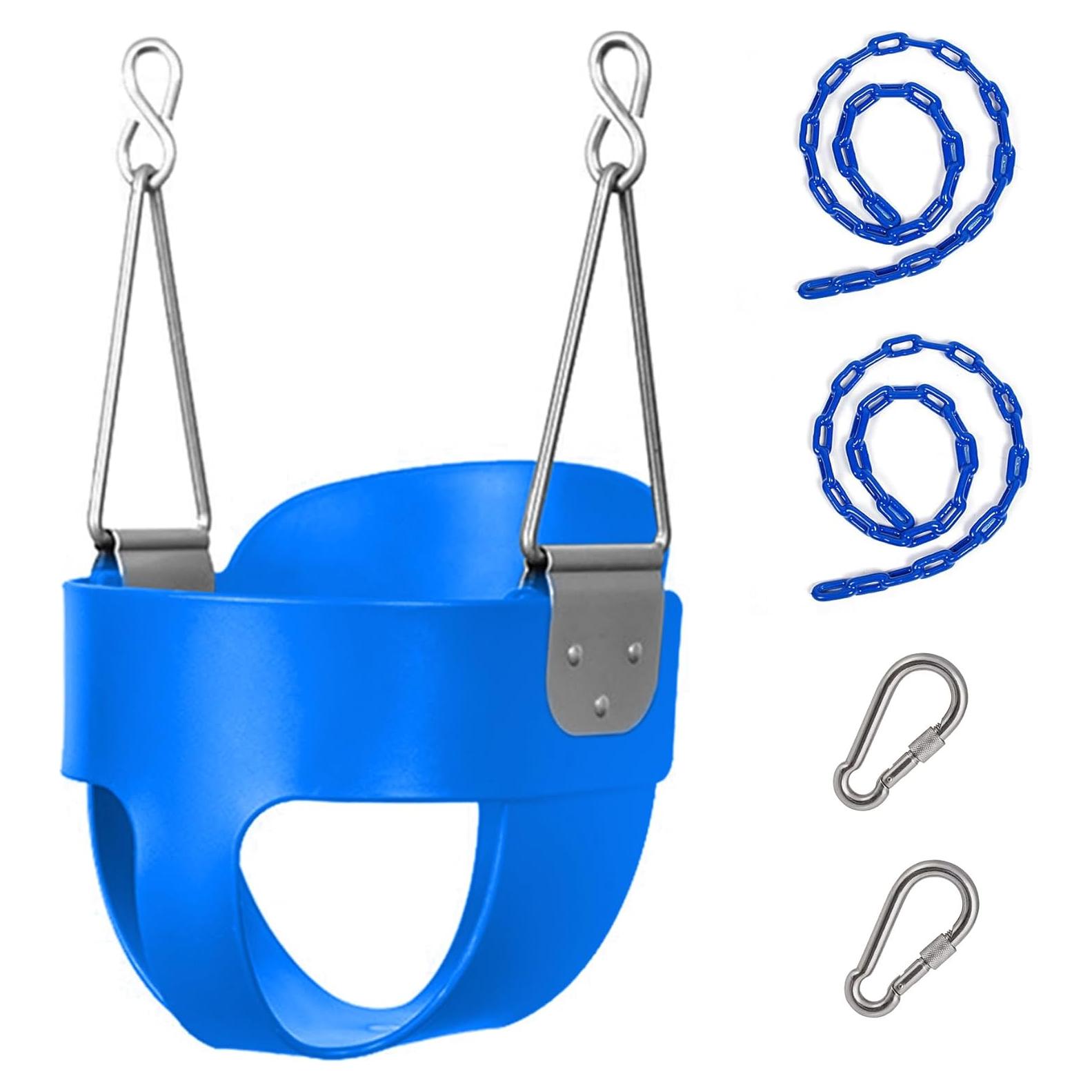 Columpio de Cubo para Niños Leikefitness Azul 2.9kg