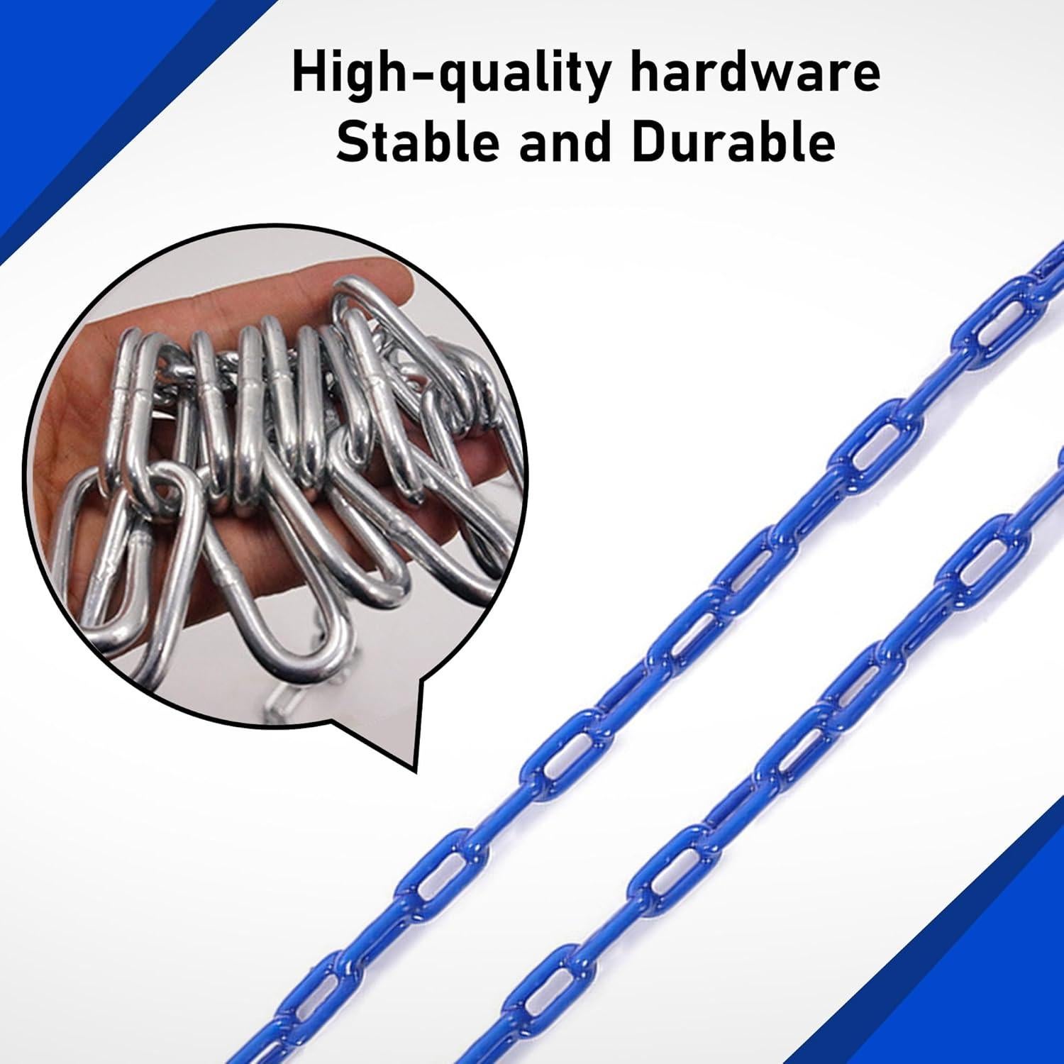 Columpio de Cubo para Niños Leikefitness Azul 2.9kg