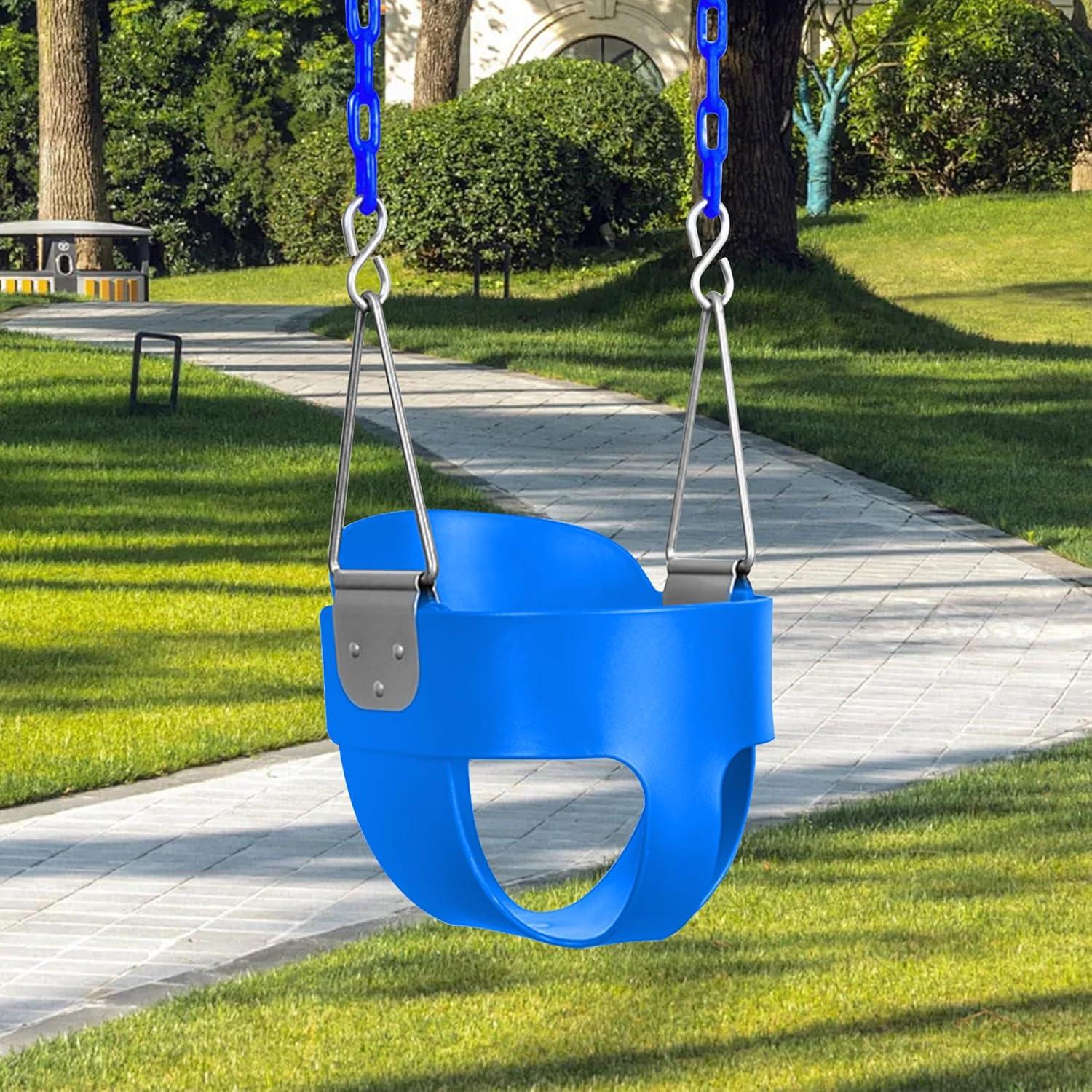 Columpio de Cubo para Niños Leikefitness Azul 2.9kg