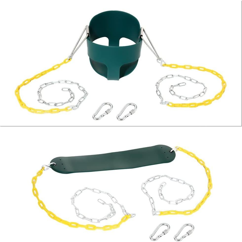 Asiento de columpio de cubo Take Me Away para niños - Verde